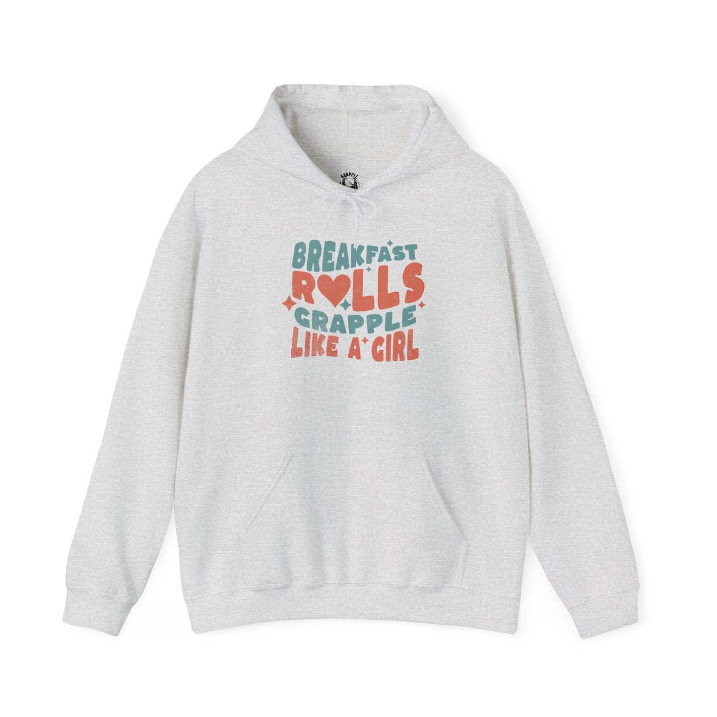 Women's BJJ Hoodie - Grapple Like a Girl Breakfast Rolls