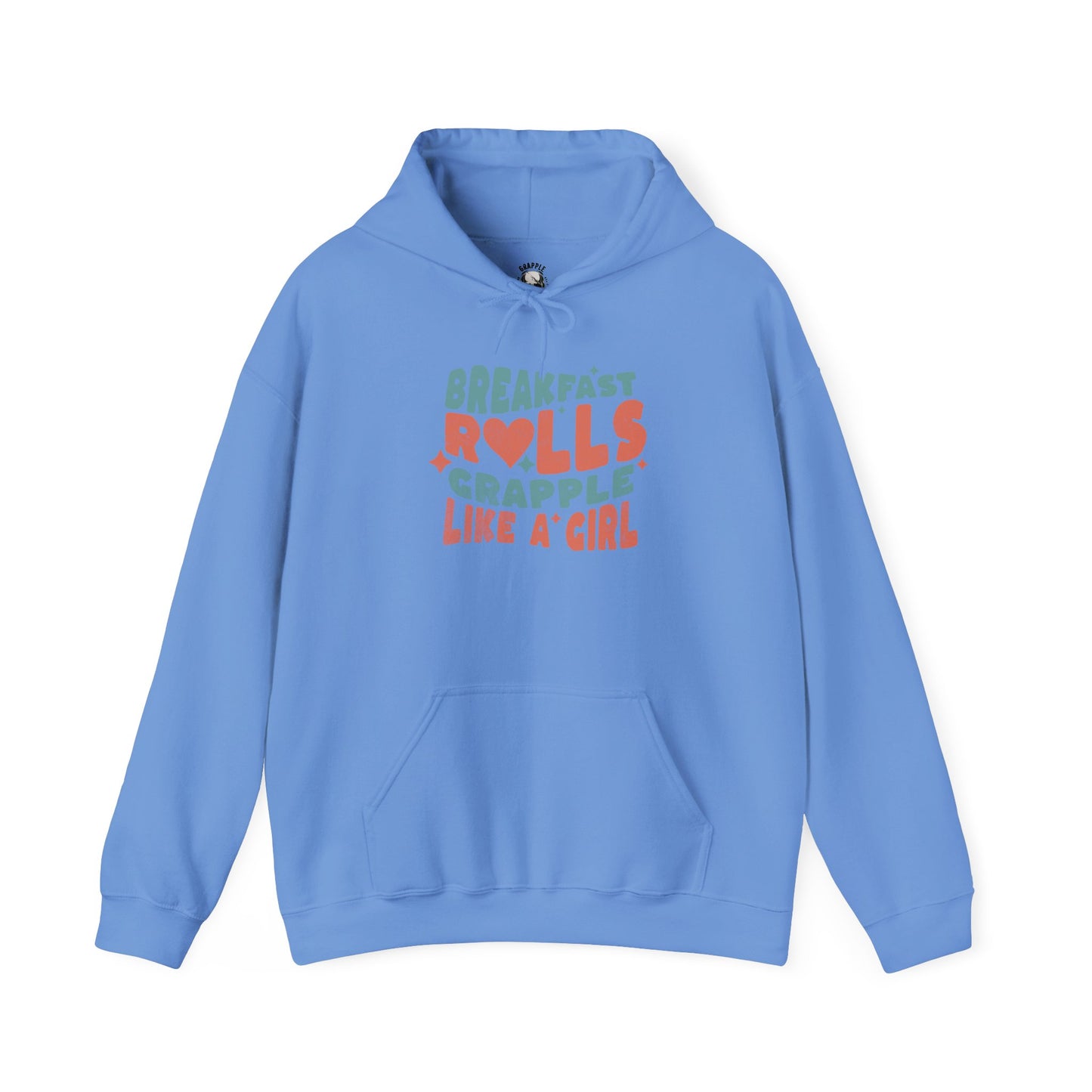 Women's BJJ Hoodie - Grapple Like a Girl Breakfast Rolls