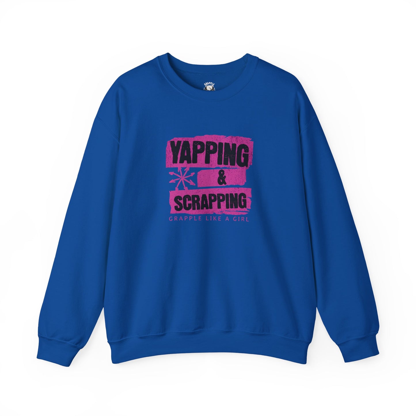 BJJ Women's Sweater Crewneck Sweater - Yapping & Scrapping