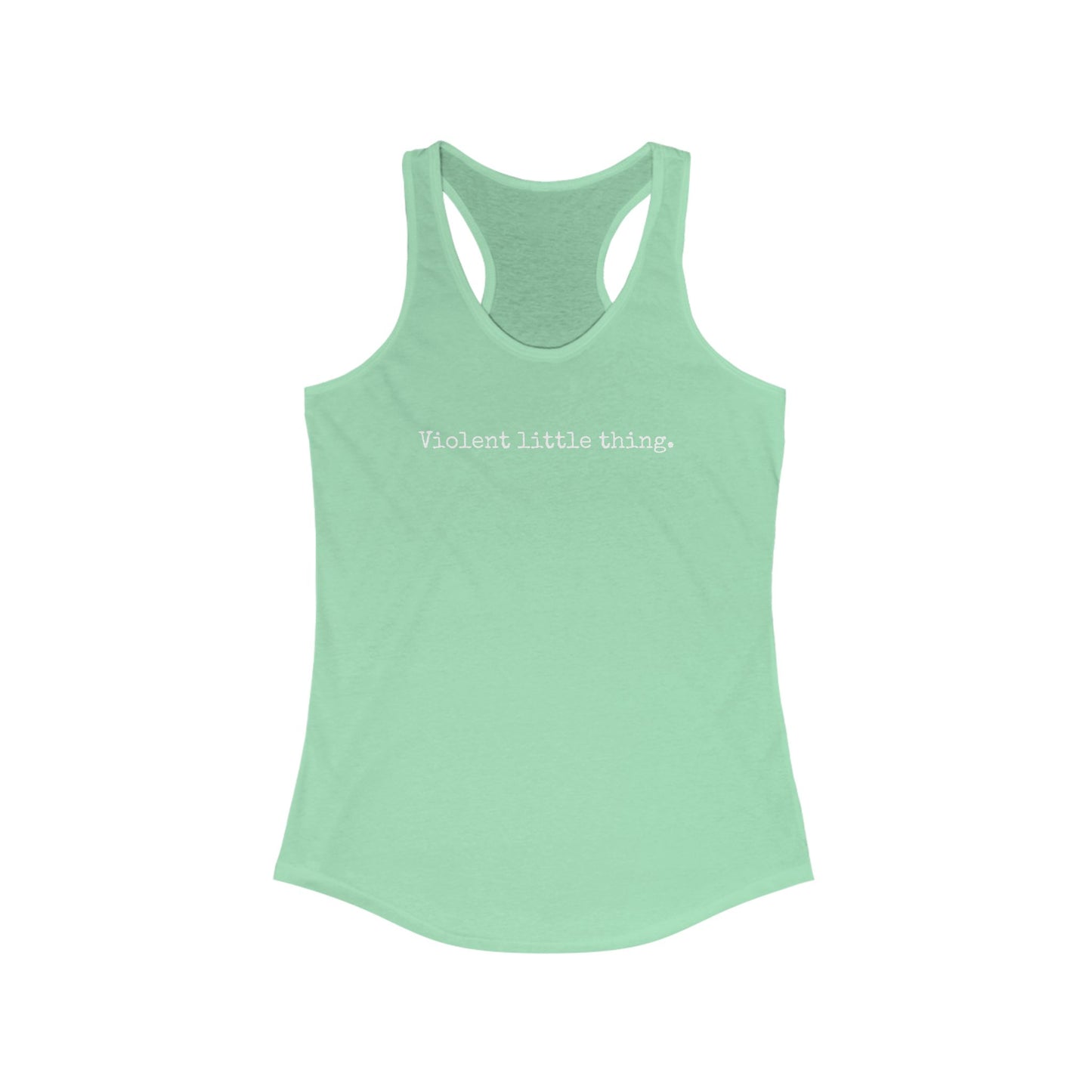 Women's Grapple like a Girl Racerback Tank - Violent little thing.