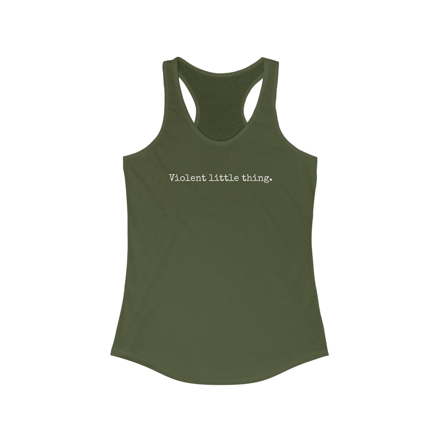 Women's Grapple like a Girl Racerback Tank - Violent little thing.
