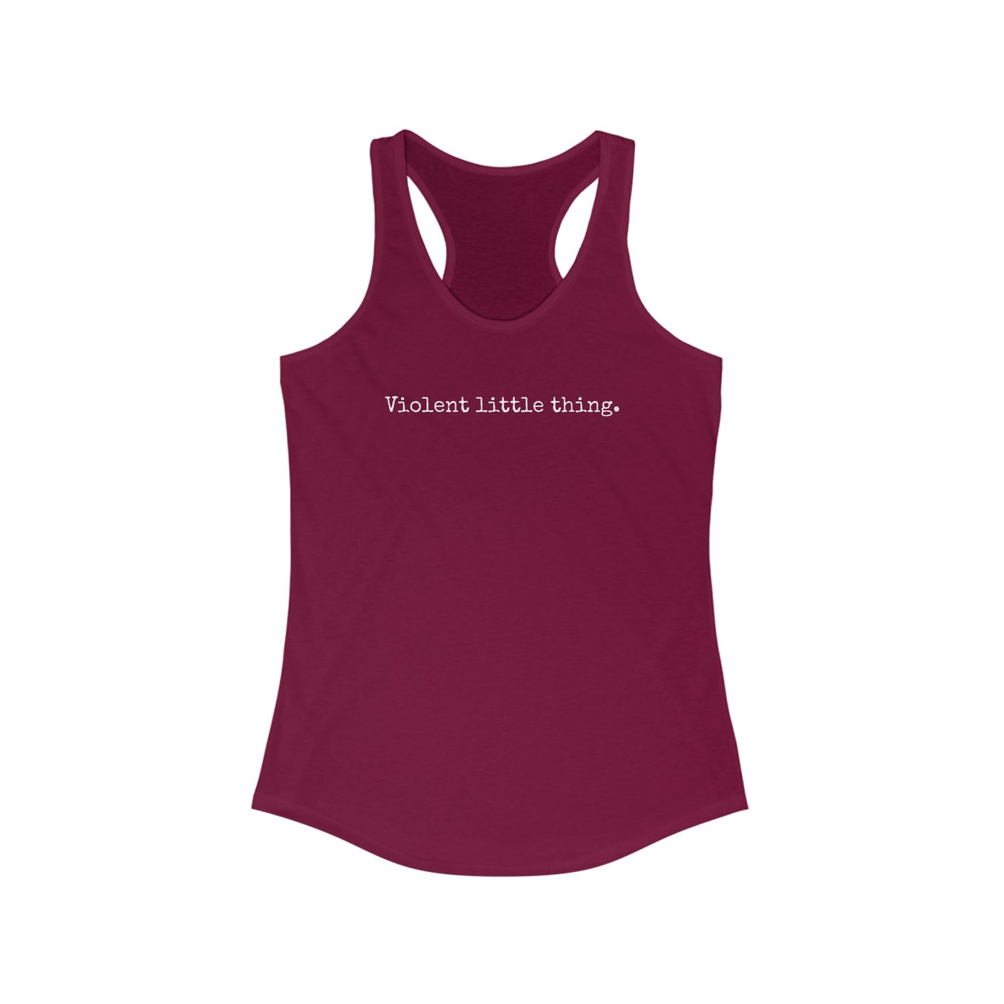 Women's Grapple like a Girl Racerback Tank - Violent little thing.