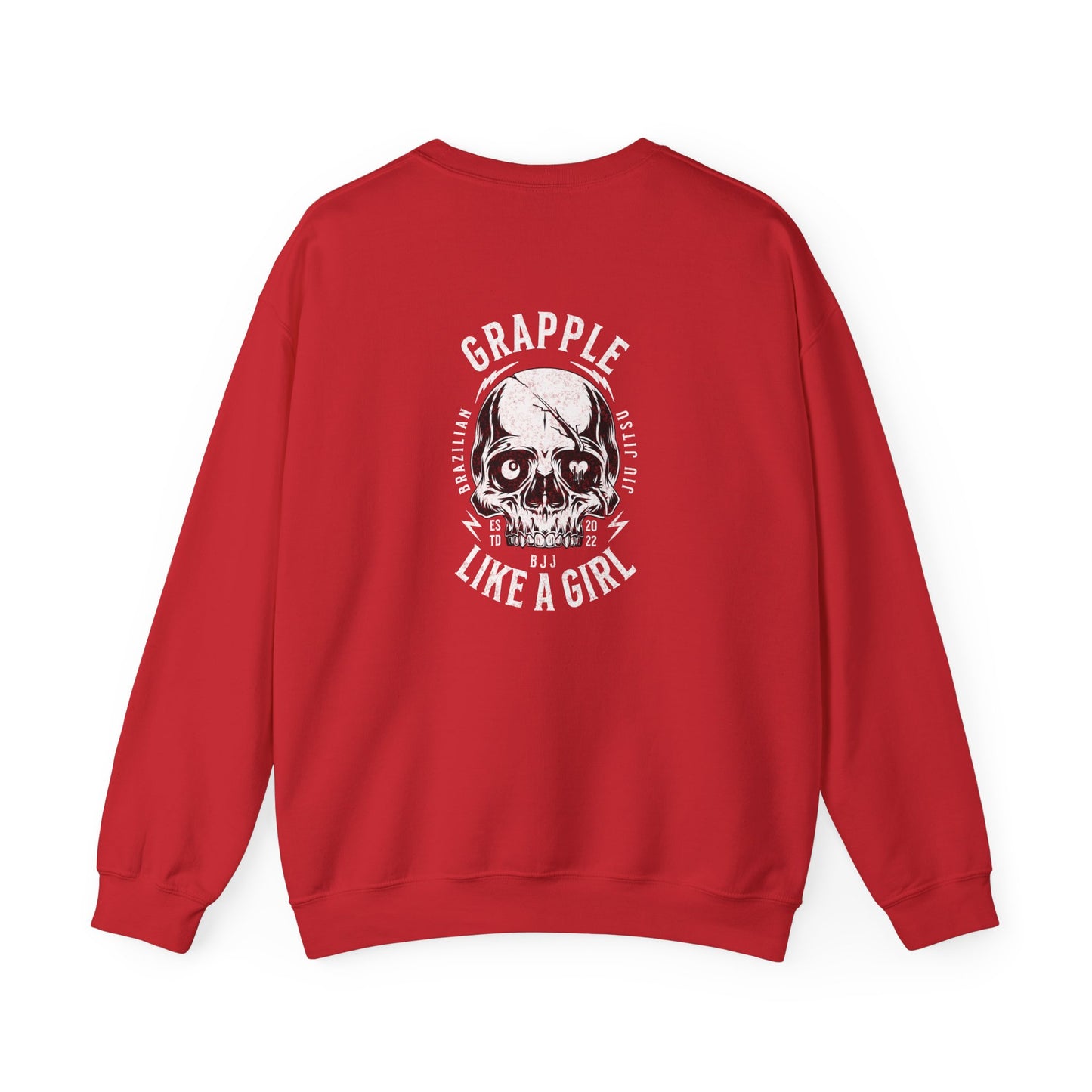 BJJ Grapple like a Girl Women's Crewneck Sweater - Sorry, can't. Jiu Jitsu, bye.