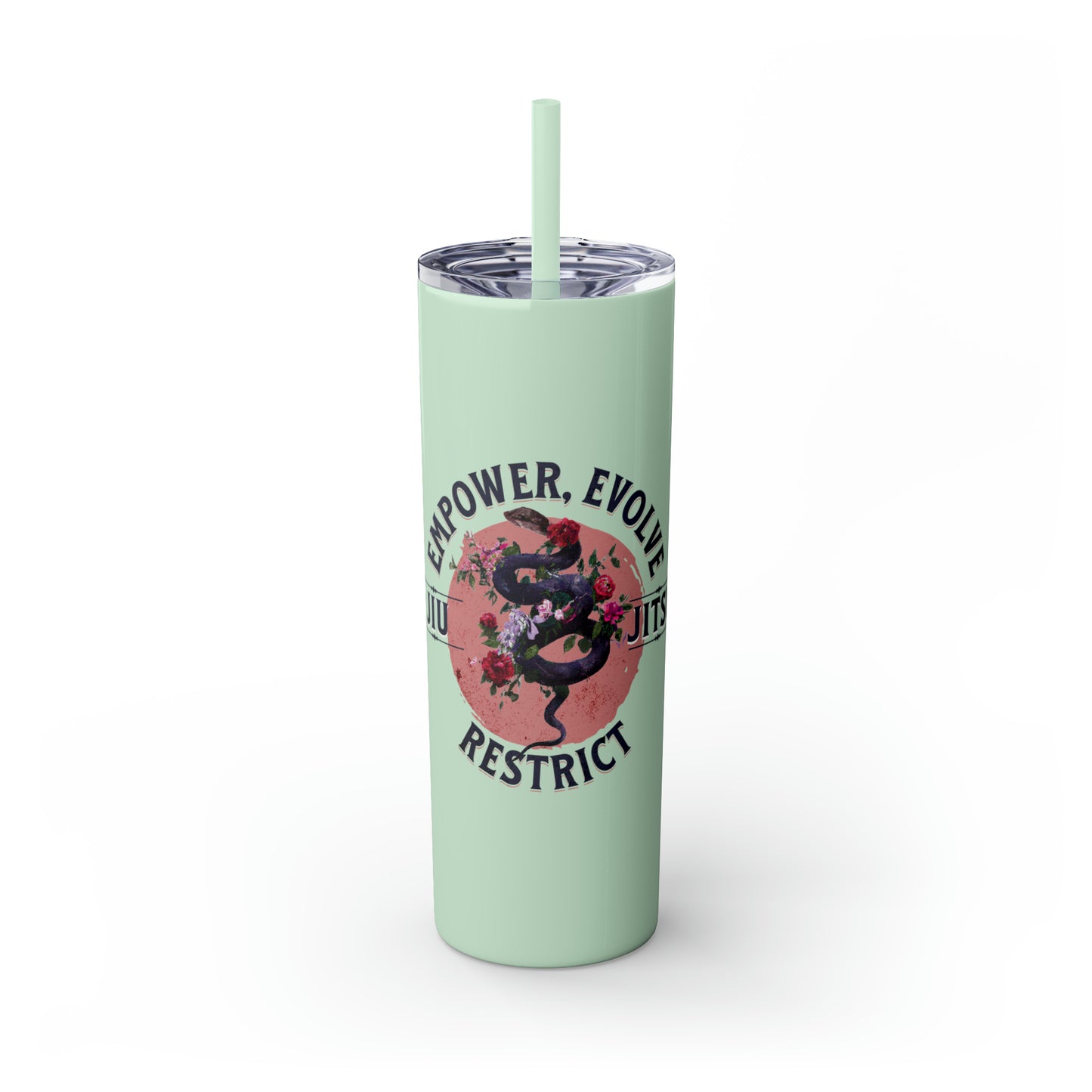 Empower, Embrace, Restrict Tumbler with Straw, 20oz