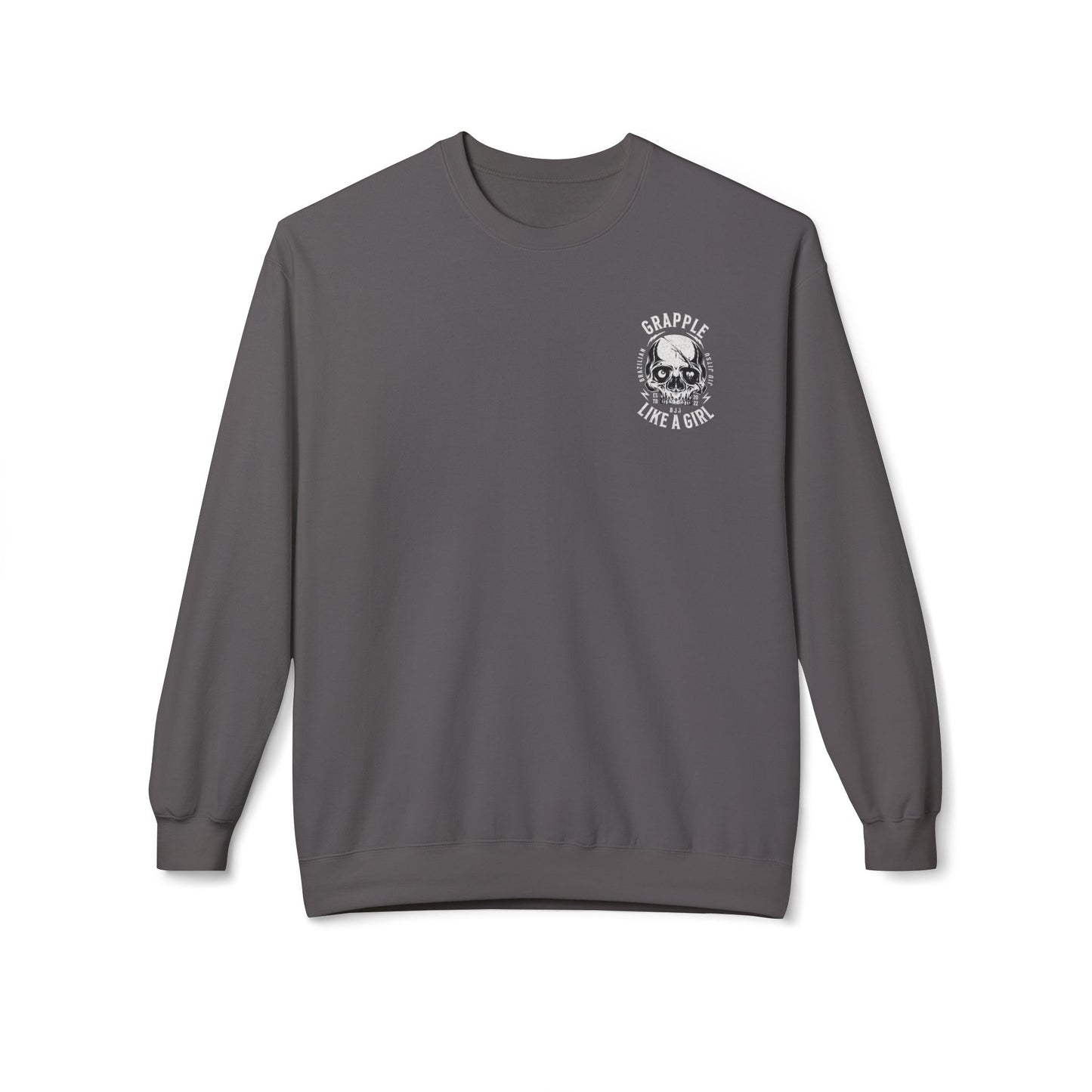 Grapple like a Girl Crewneck Sweatshirt - Boys Can Do It