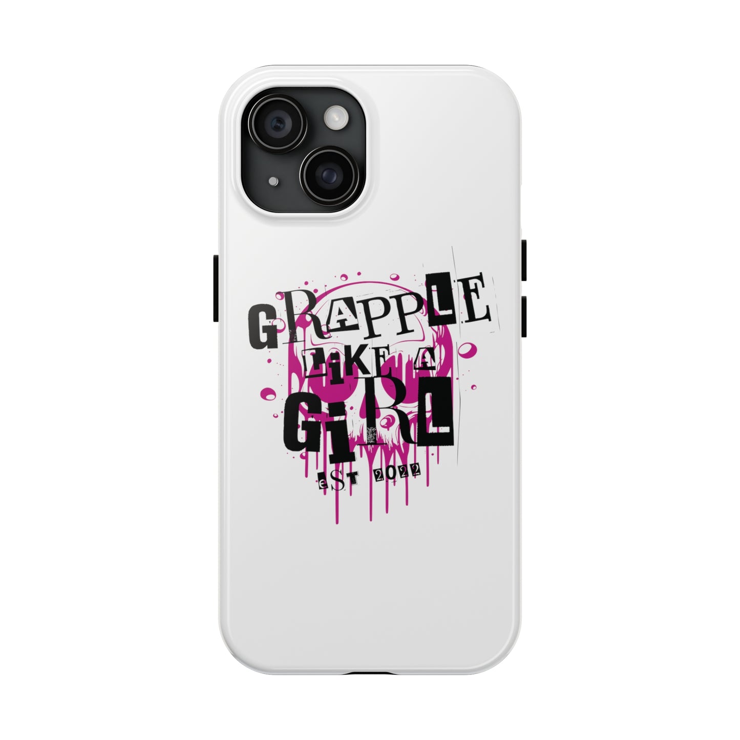 Women's BJJ Grapple Like a Girl Jiu Jitsu Tough iPhone Cases