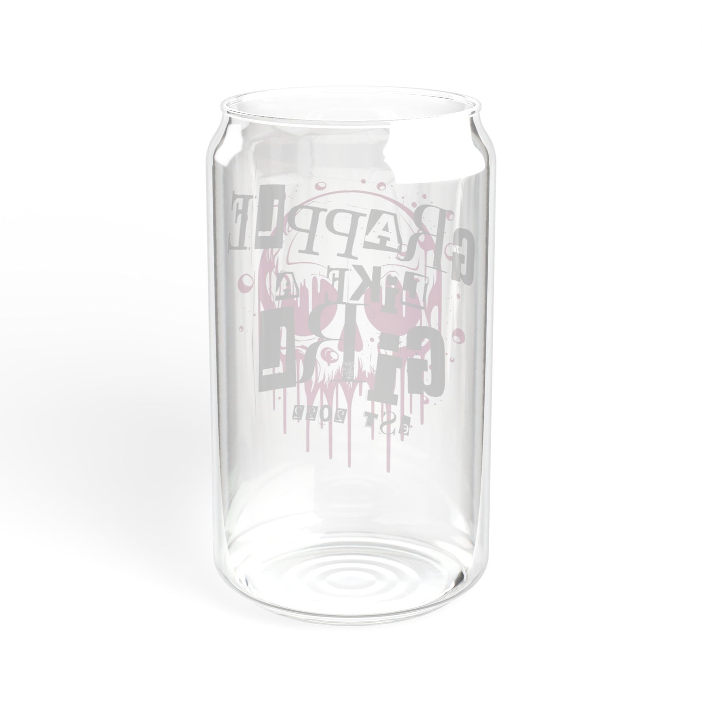 Women's BJJ Grapple like a Girl Glass Cup
