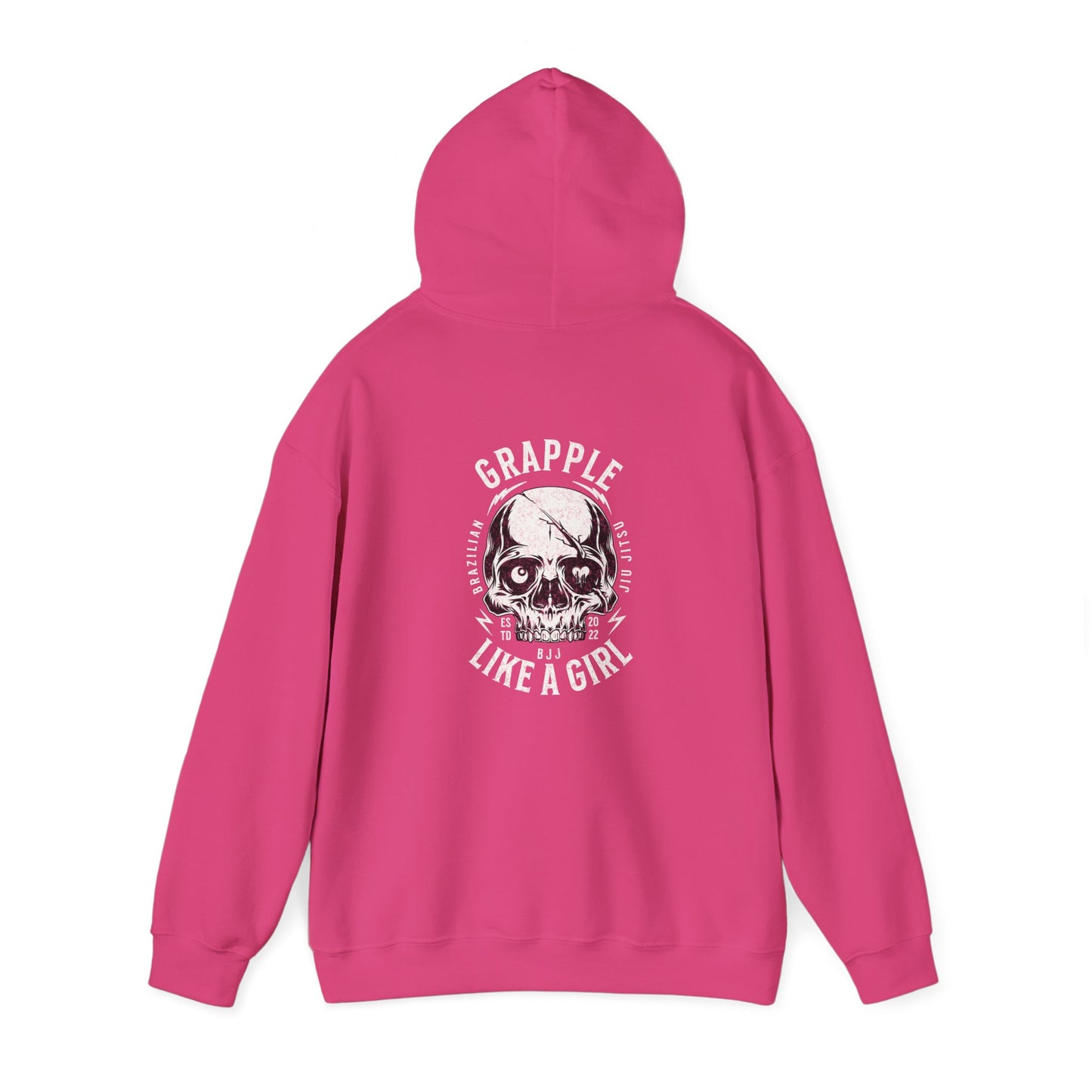 Grapple like a Girl BJJ Hoodie - Violent Little Thing/Skull Logo