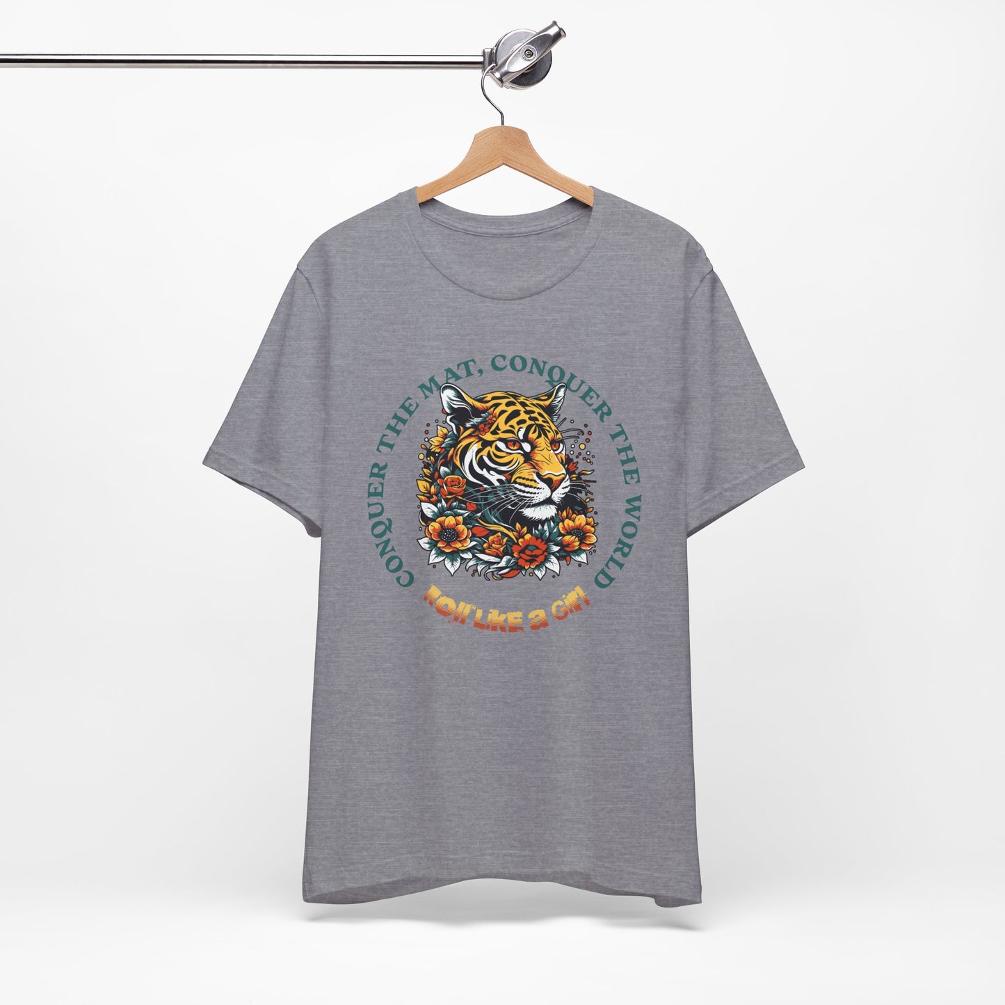 Womens BJJ Conquer to Mats Jiu Jitsu T-shirt