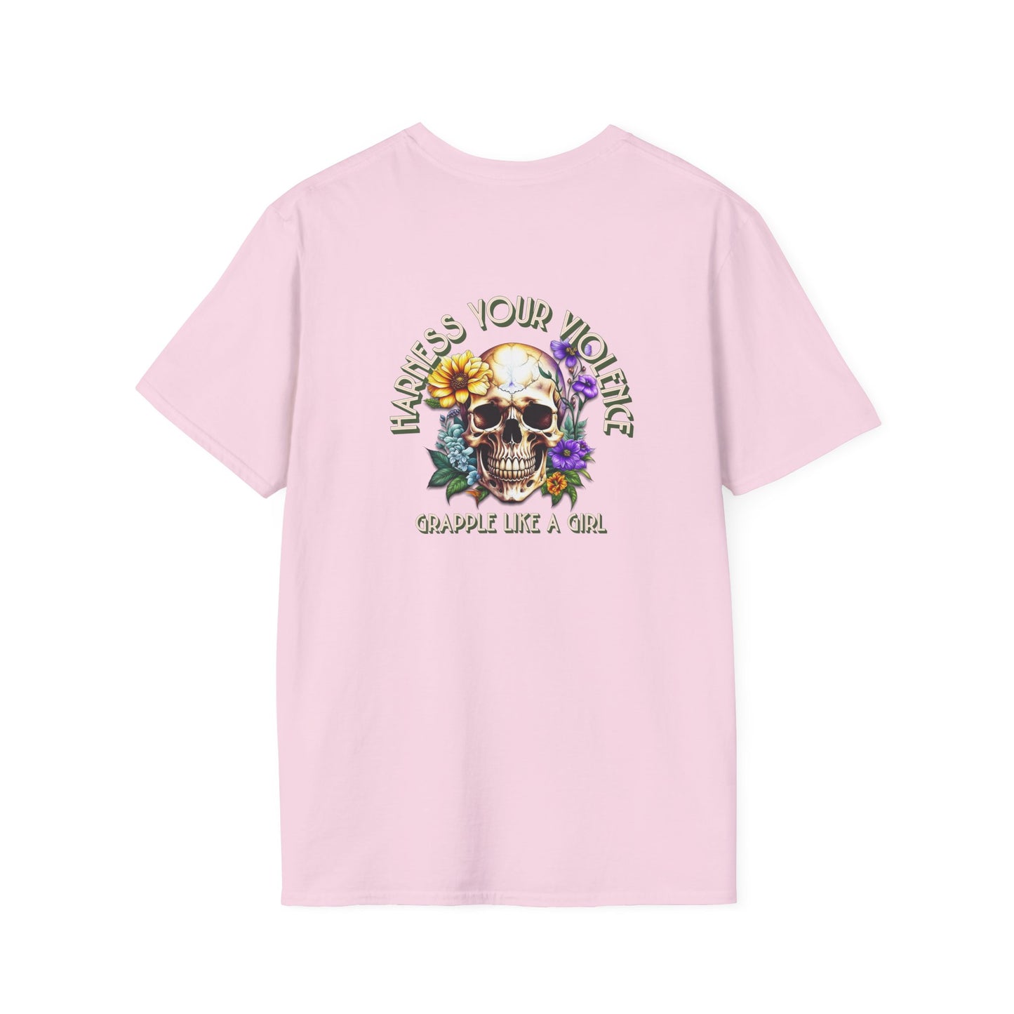 Grapple like a Girl T-Shirt - Violent Little Thing/Harness Your Violence