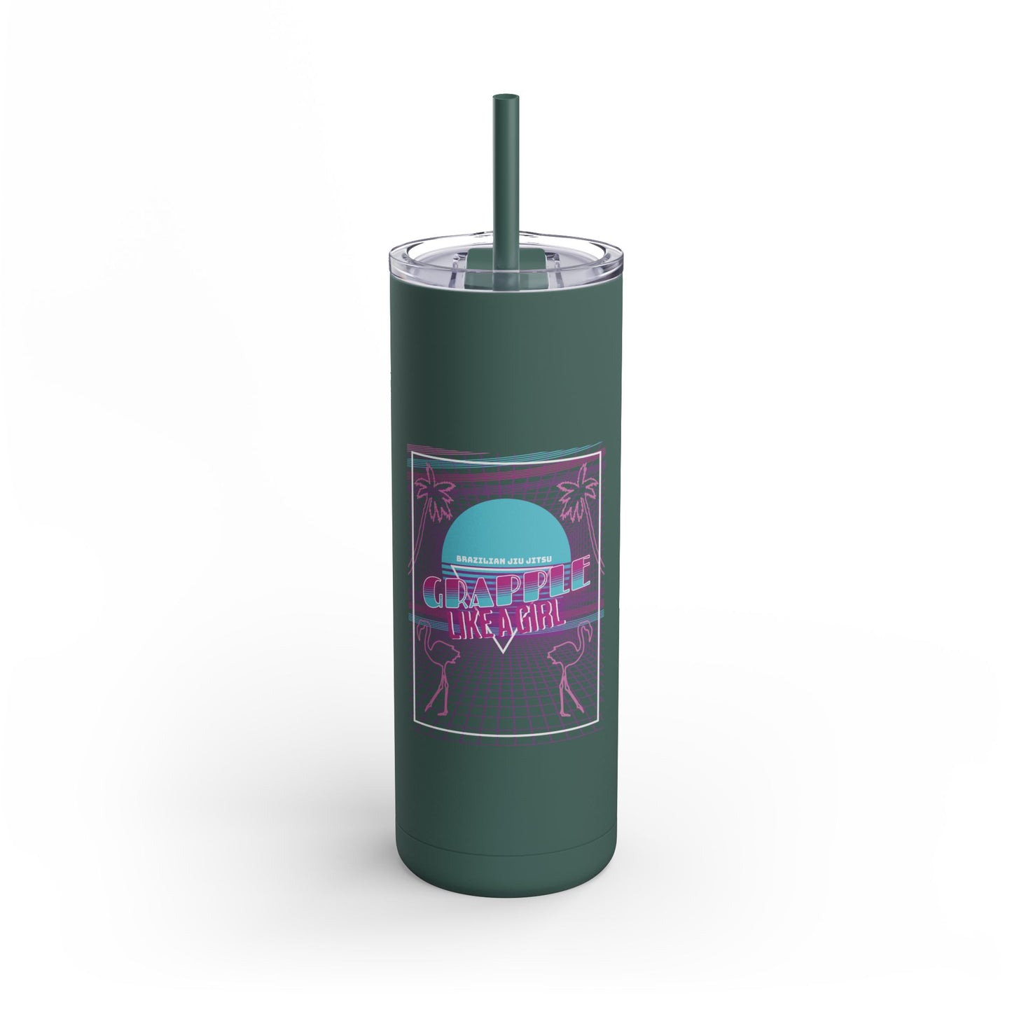 Grapple like a Girl 20oz Matte Tumbler - Neon FL Inspired