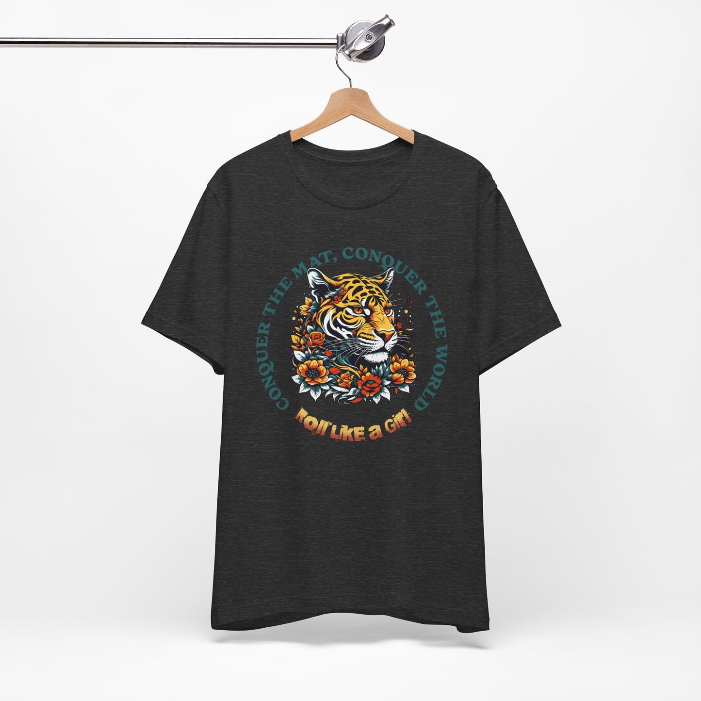 Womens BJJ Conquer to Mats Jiu Jitsu T-shirt