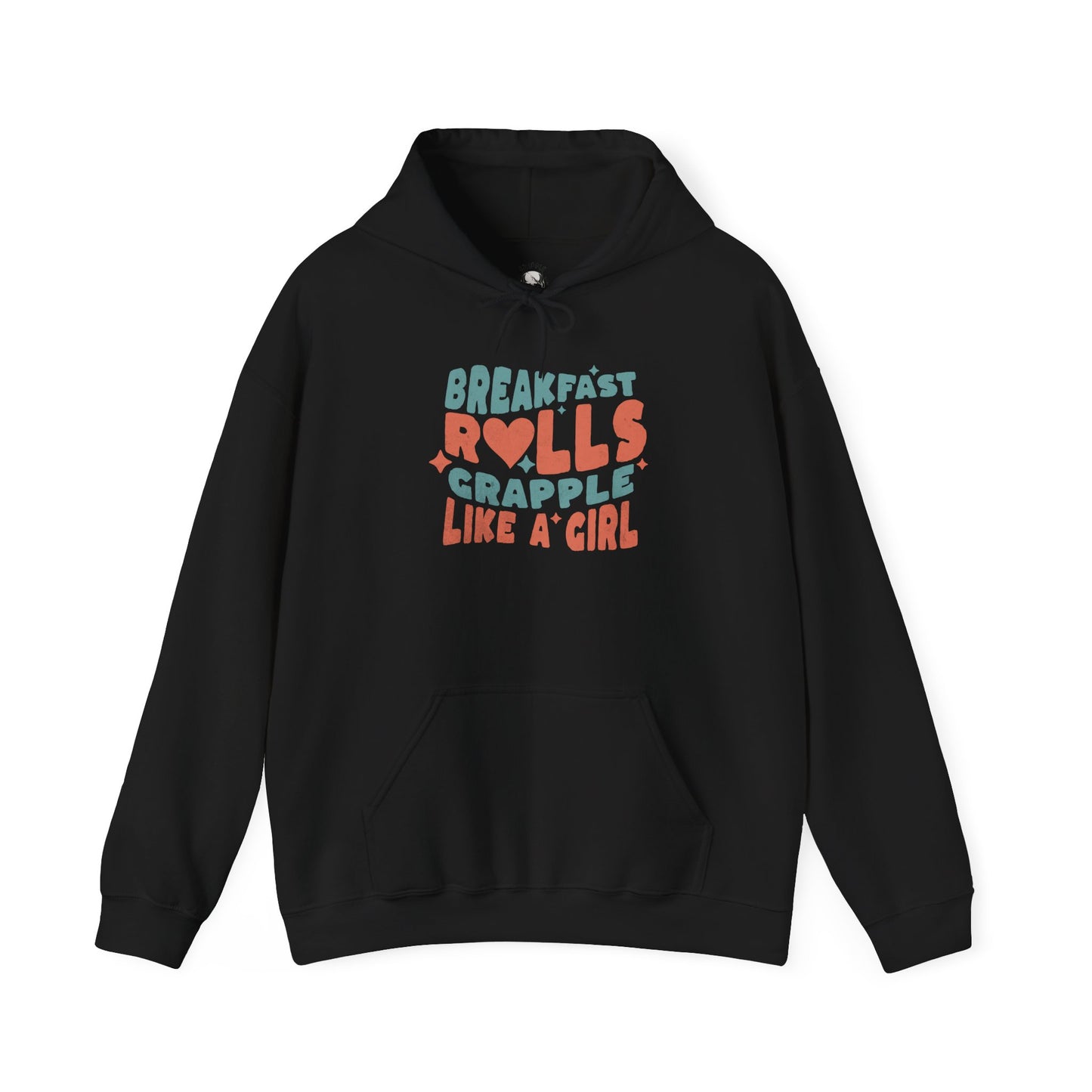 Women's BJJ Hoodie - Grapple Like a Girl Breakfast Rolls