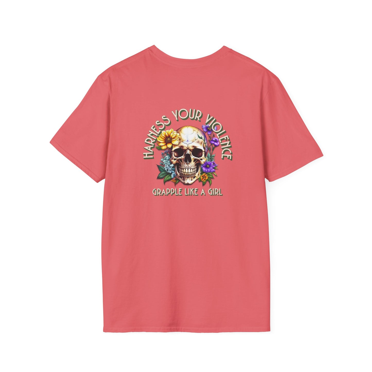 Grapple like a Girl T-Shirt - Violent Little Thing/Harness Your Violence