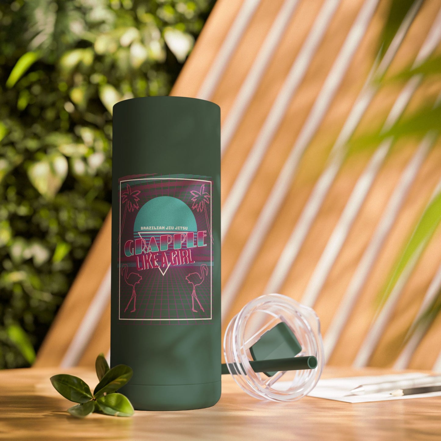 Grapple like a Girl 20oz Matte Tumbler - Neon FL Inspired