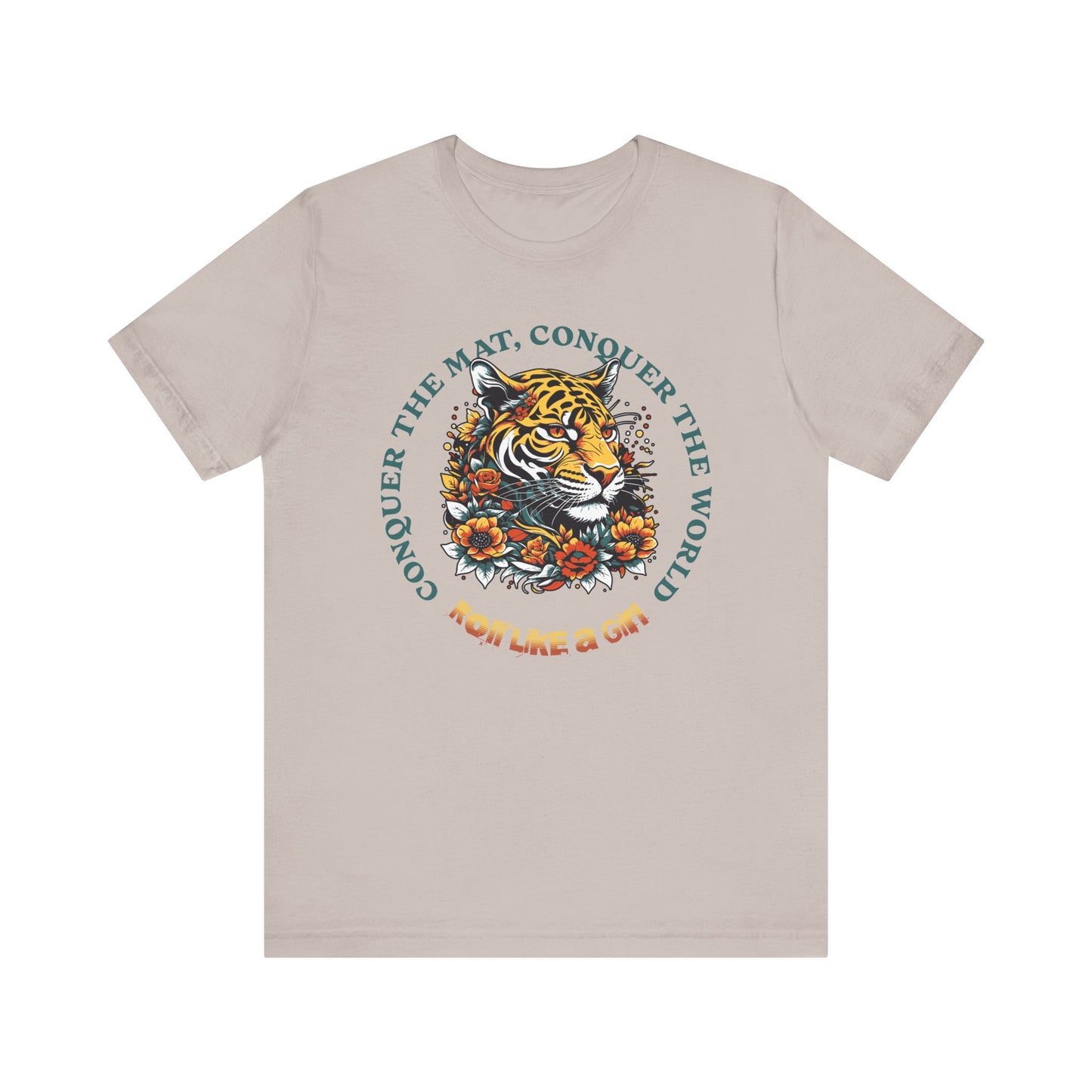 Womens BJJ Conquer to Mats Jiu Jitsu T-shirt