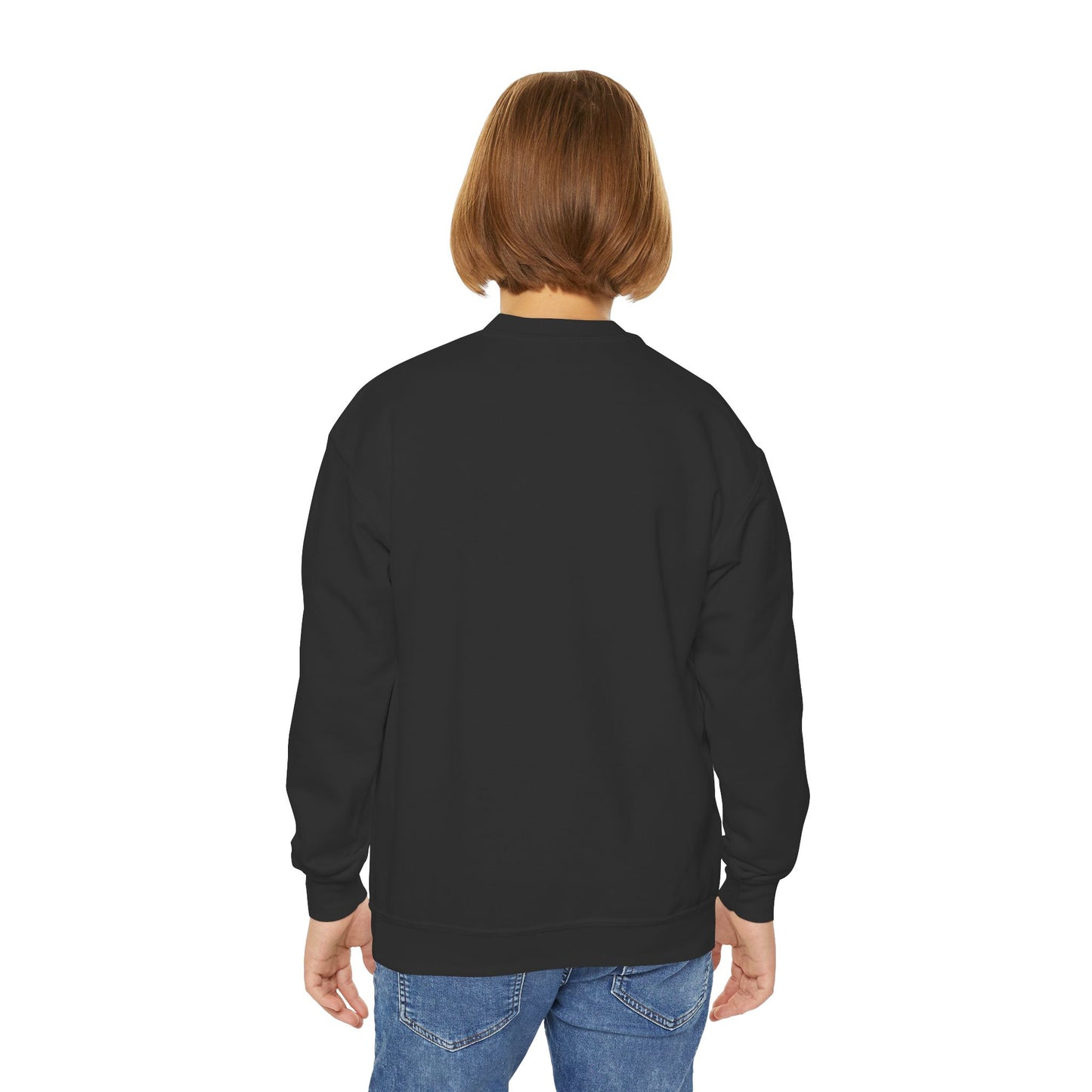 Grapple Like A Girl Youth Crewneck Sweatshirt - Neon Skulls