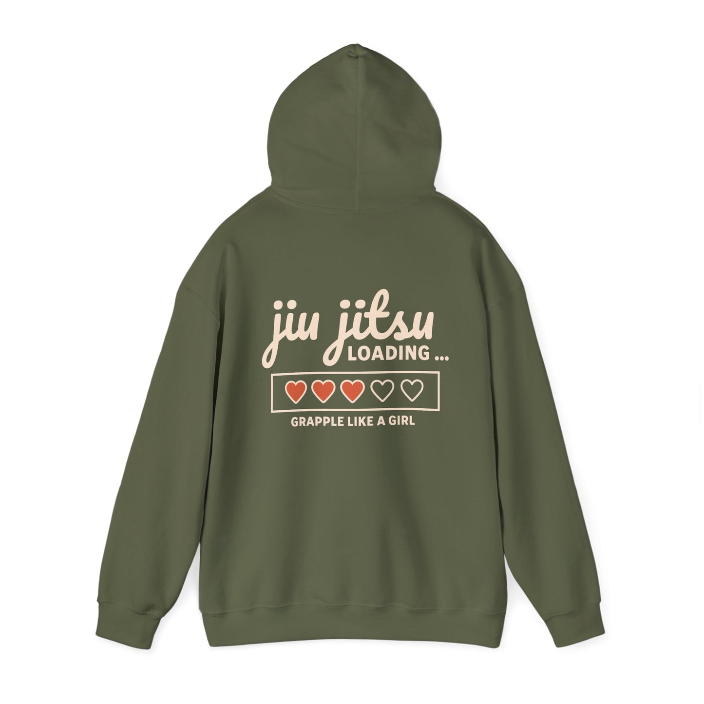 Women's BJJ Hoodie - Grapple Like a Girl, Jiu Jitsu Loading...