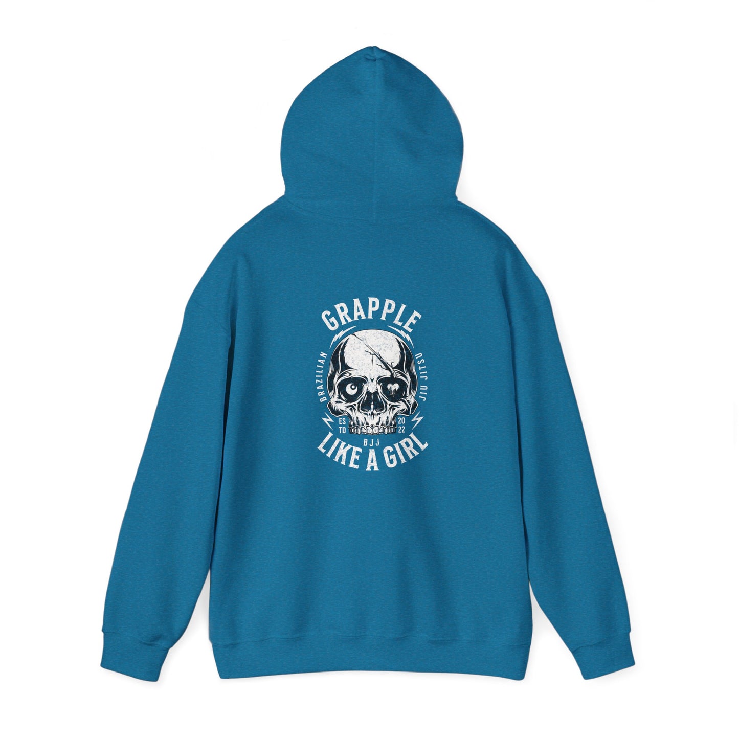 Grapple like a Girl BJJ Hoodie - Violent Little Thing/Skull Logo