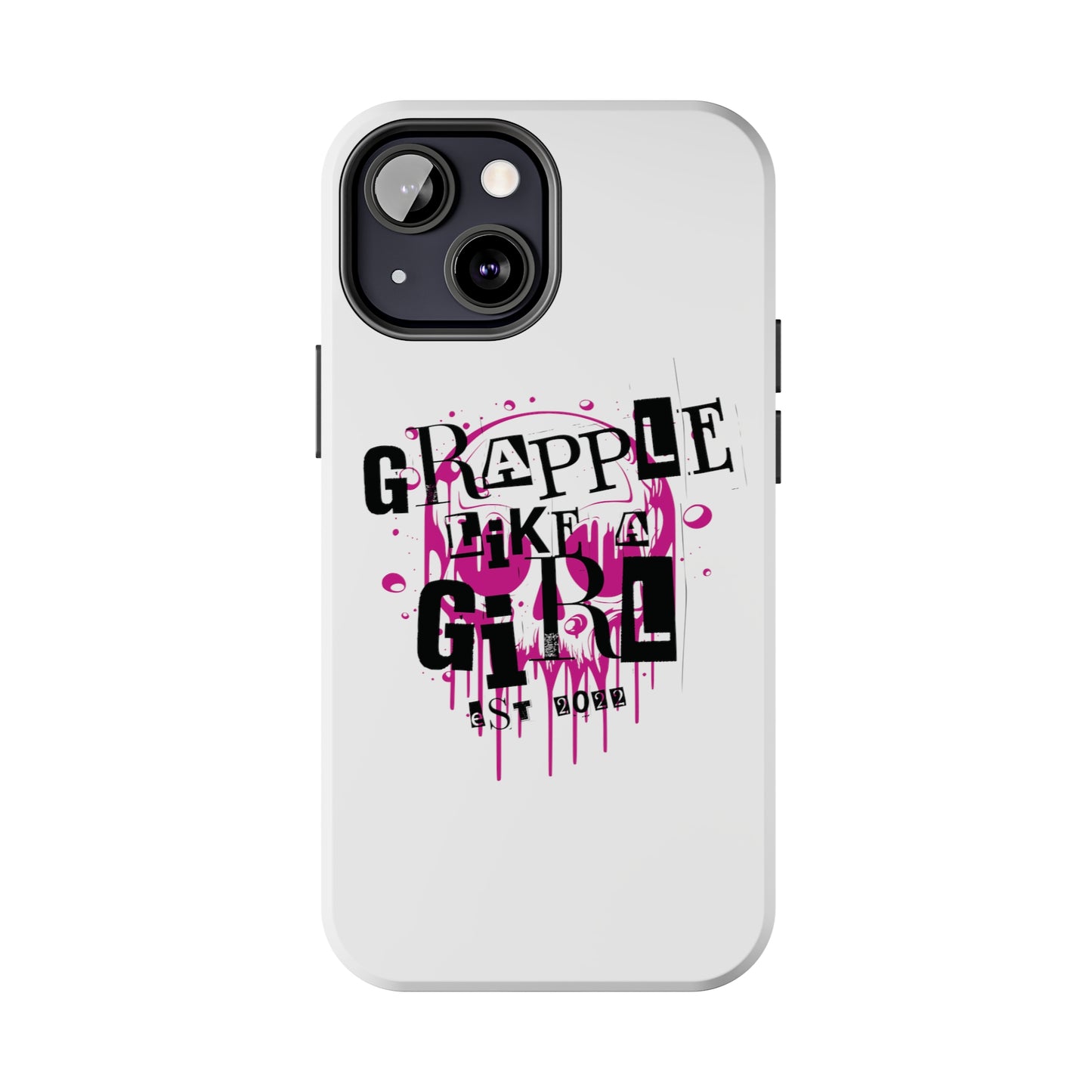 Women's BJJ Grapple Like a Girl Jiu Jitsu Tough iPhone Cases