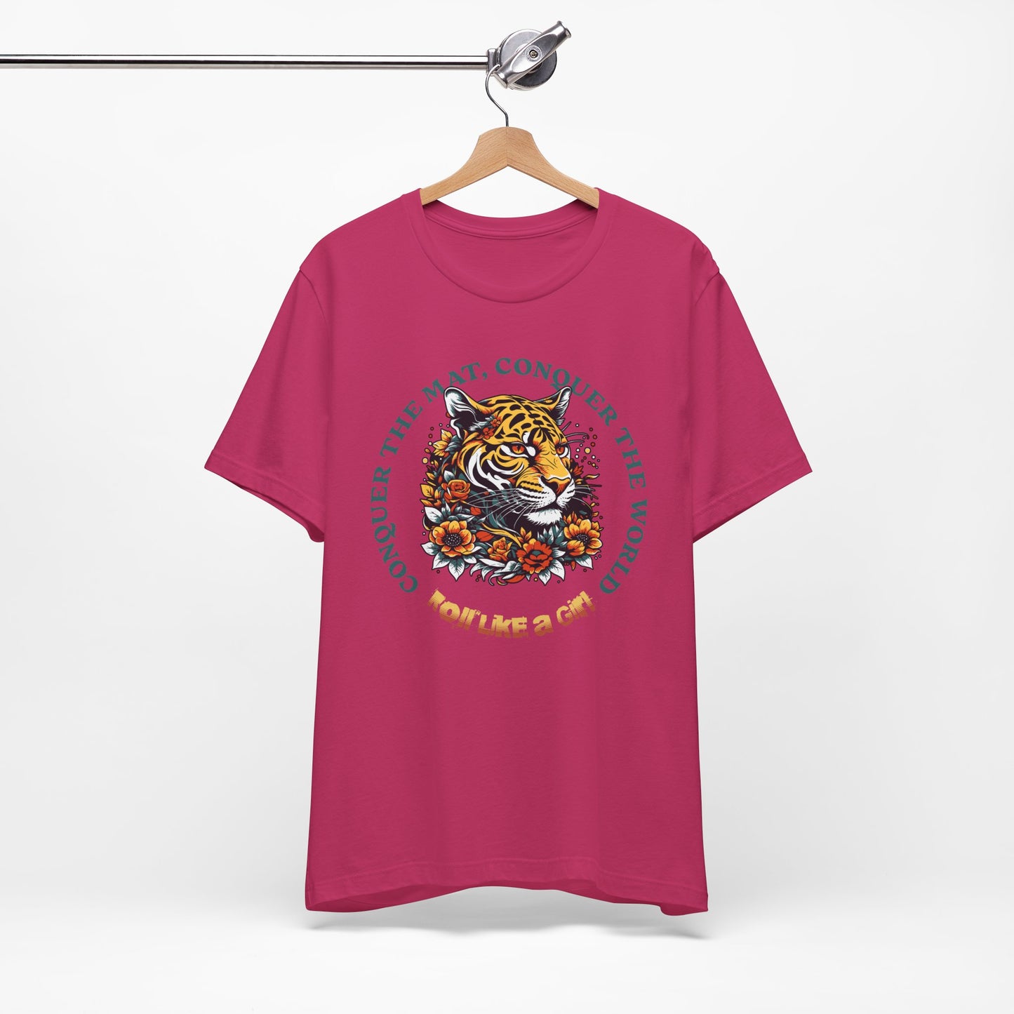 Womens BJJ Conquer to Mats Jiu Jitsu T-shirt