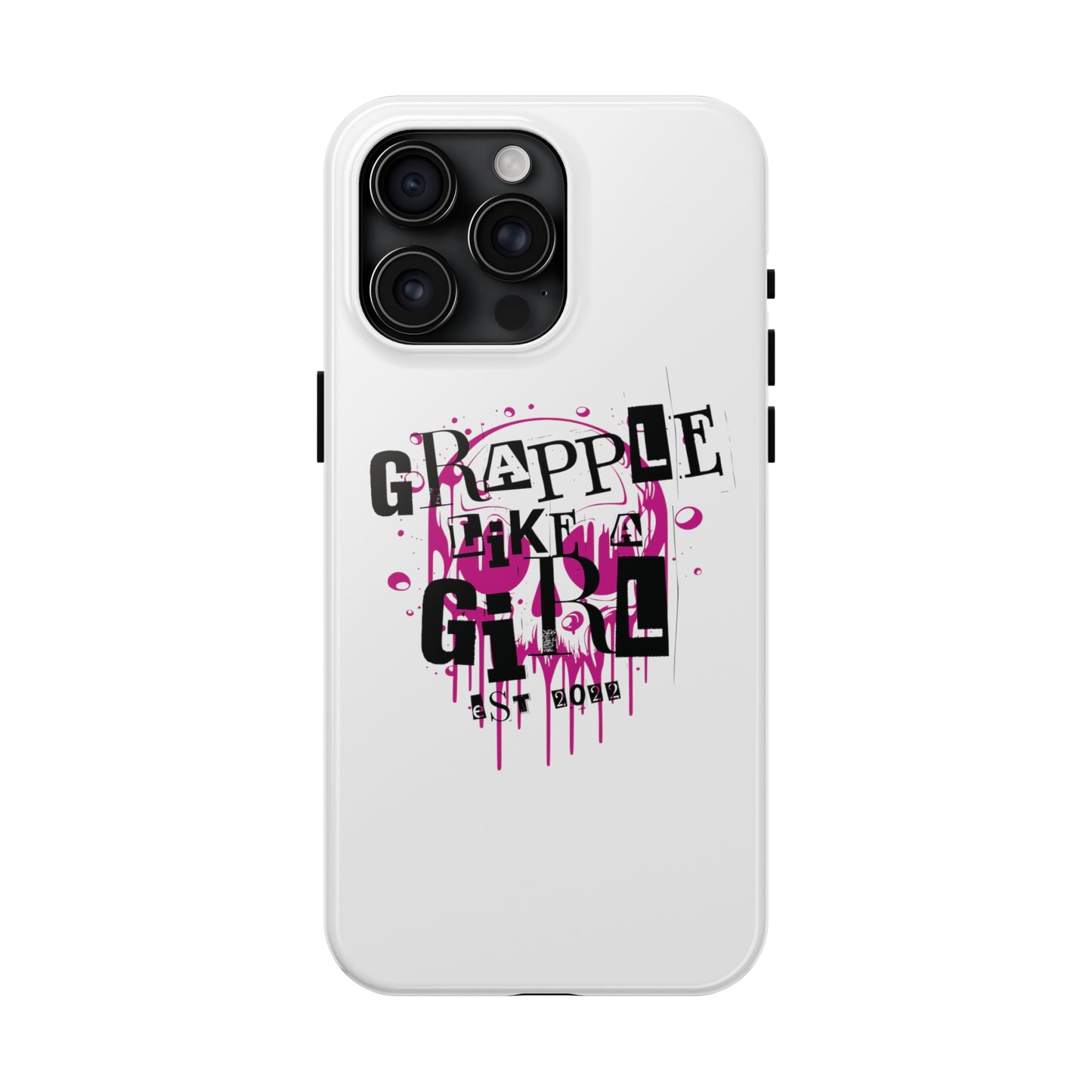 Women's BJJ Grapple Like a Girl Jiu Jitsu Tough iPhone Cases