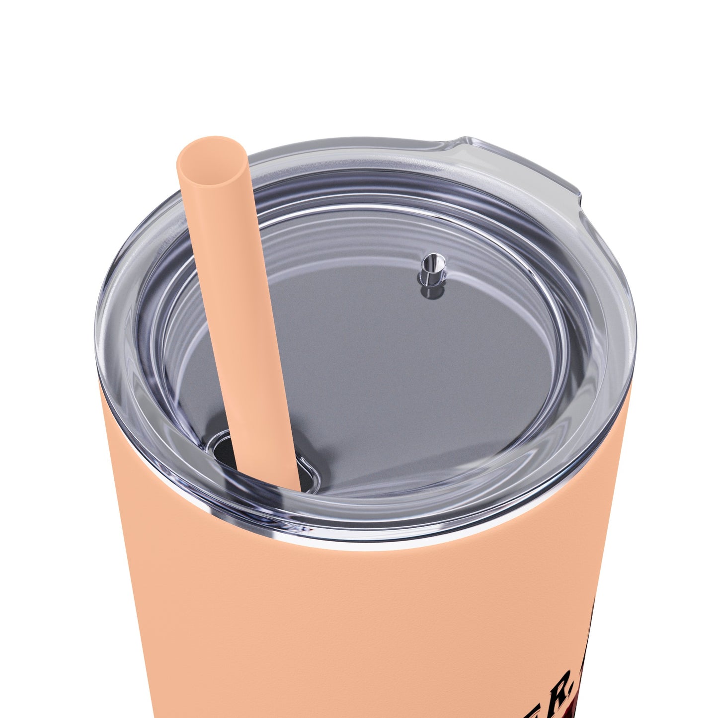 Ladies BJJ Empower, Evolve, Restrict Skinny BJJ Gift Tumbler with Straw, 20oz