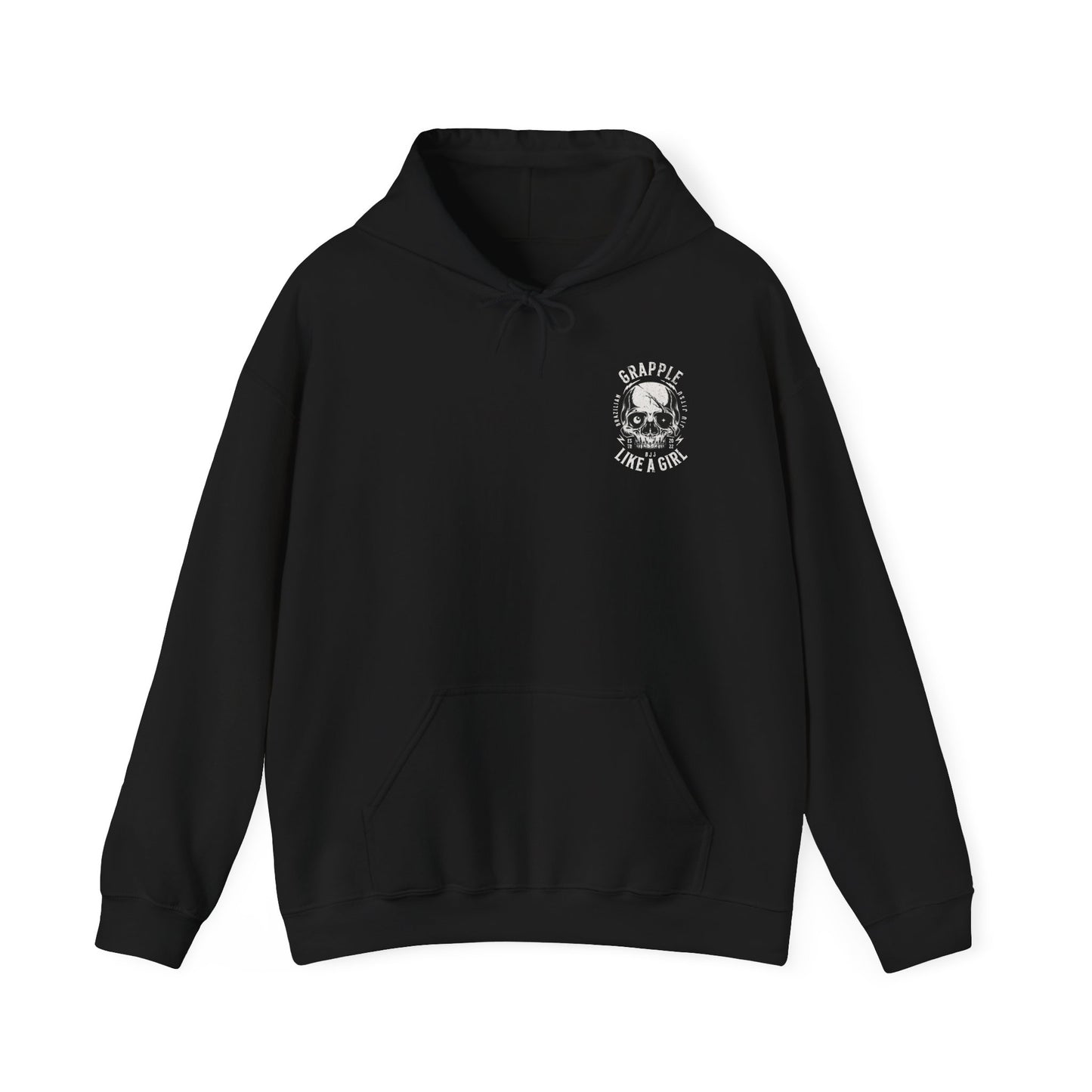 Women's BJJ Hoodie - Grapple Like a Girl, Jiu Jitsu Loading...