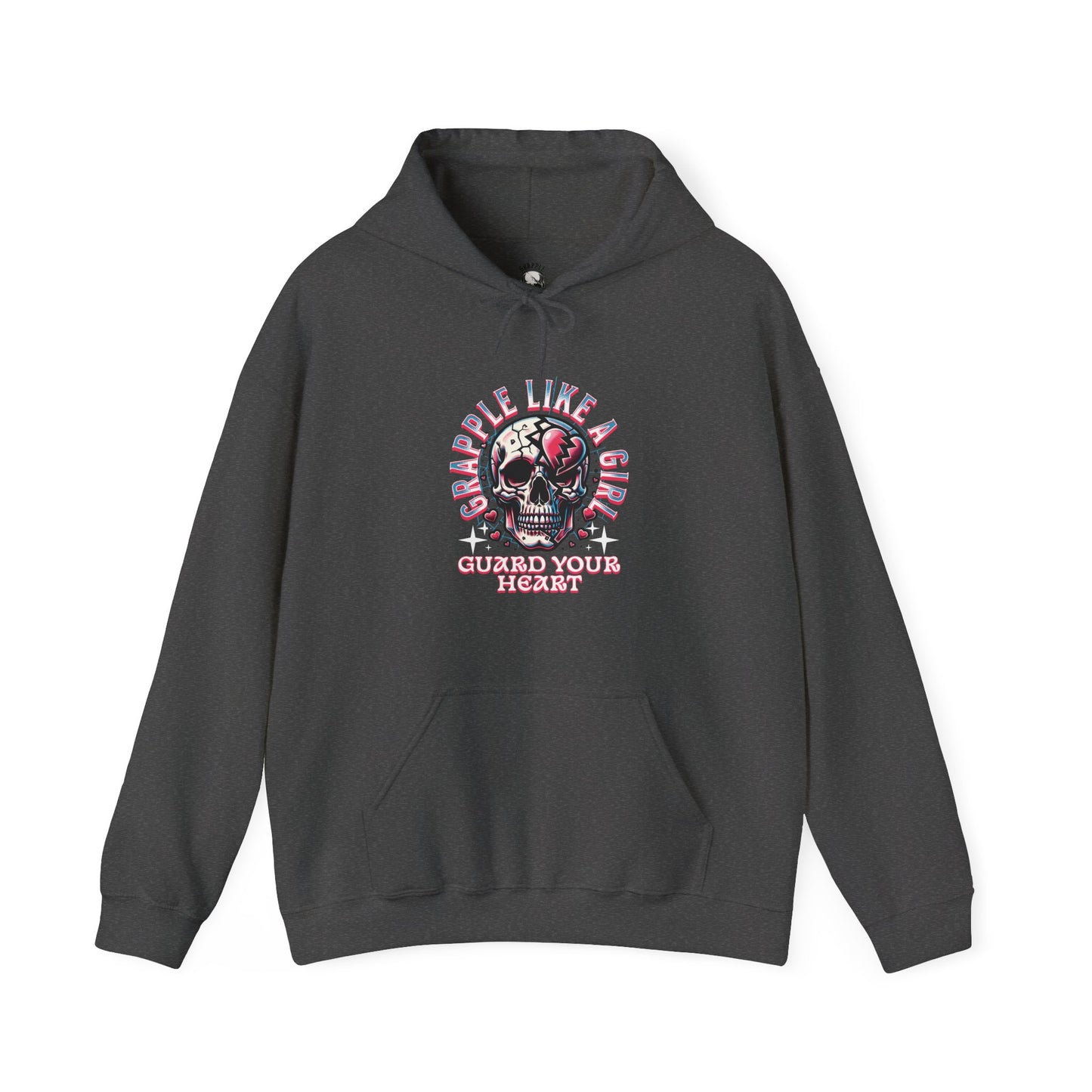Women's BJJ Hoodie - Grapple Like a Girl Guard Your Heart