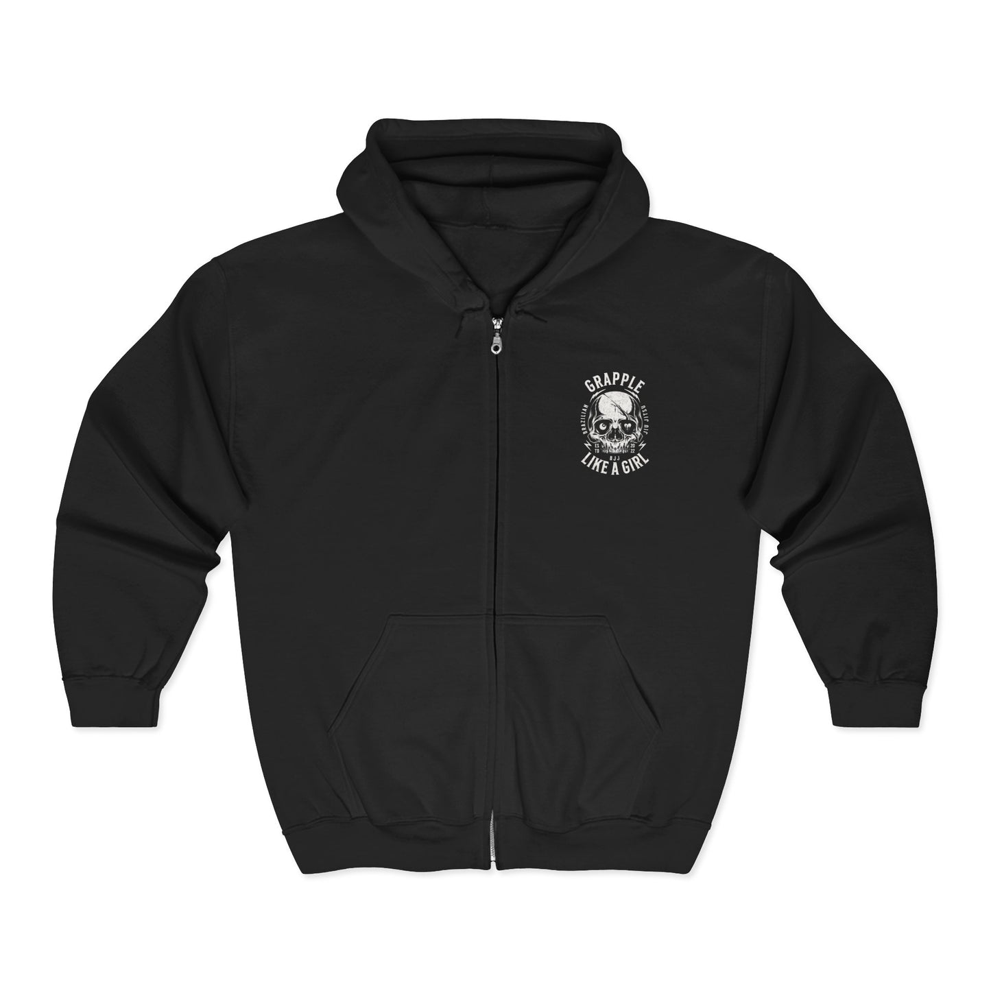 Grapple Like a Girl Zip-Up Hoodie - No Escape *Limited Edition*