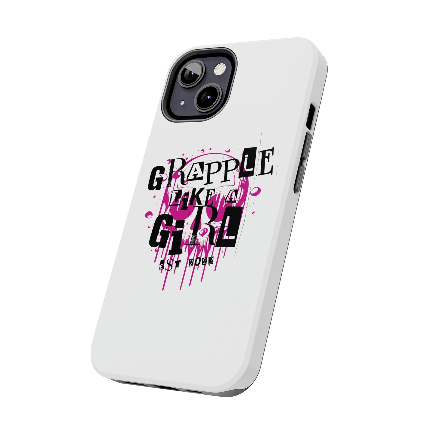 Women's BJJ Grapple Like a Girl Jiu Jitsu Tough iPhone Cases
