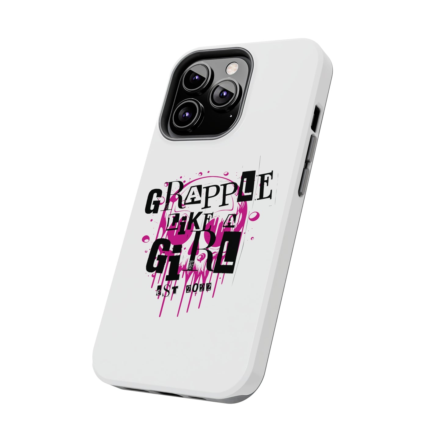 Women's BJJ Grapple Like a Girl Jiu Jitsu Tough iPhone Cases