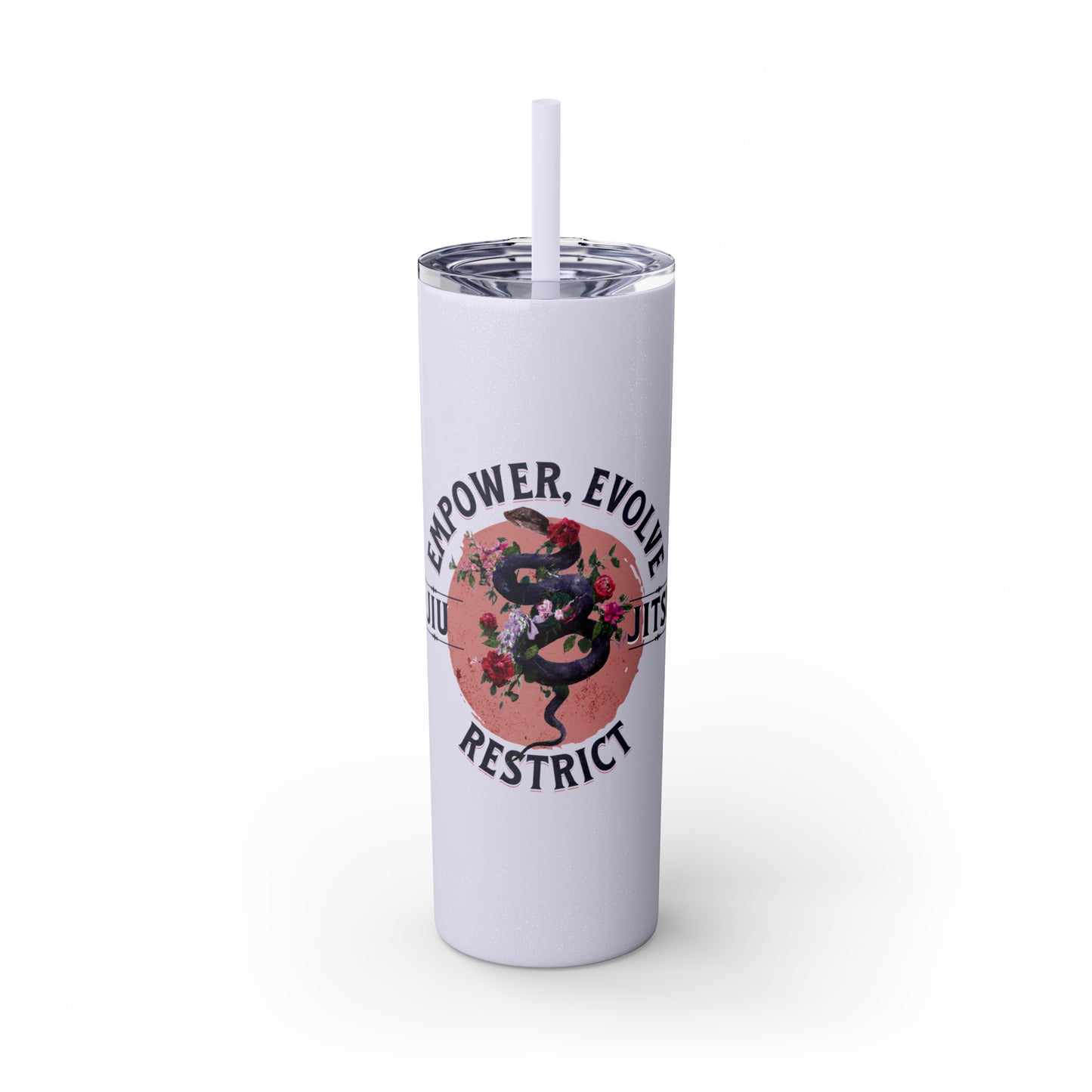 Empower, Embrace, Restrict Tumbler with Straw, 20oz