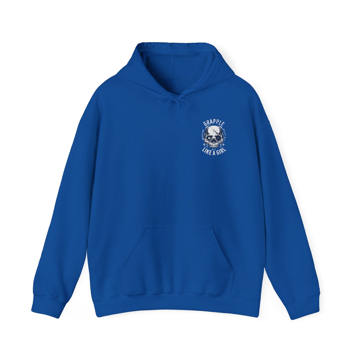 Women's BJJ Hoodie - Grapple Like a Girl, Jiu Jitsu Loading...
