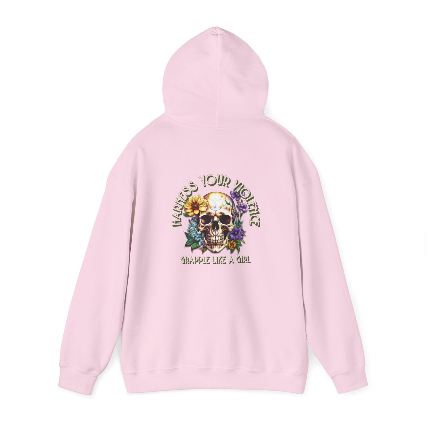 Grapple like a Girl BJJ Hoodie - Violent Little Thing/Harness Your Violence