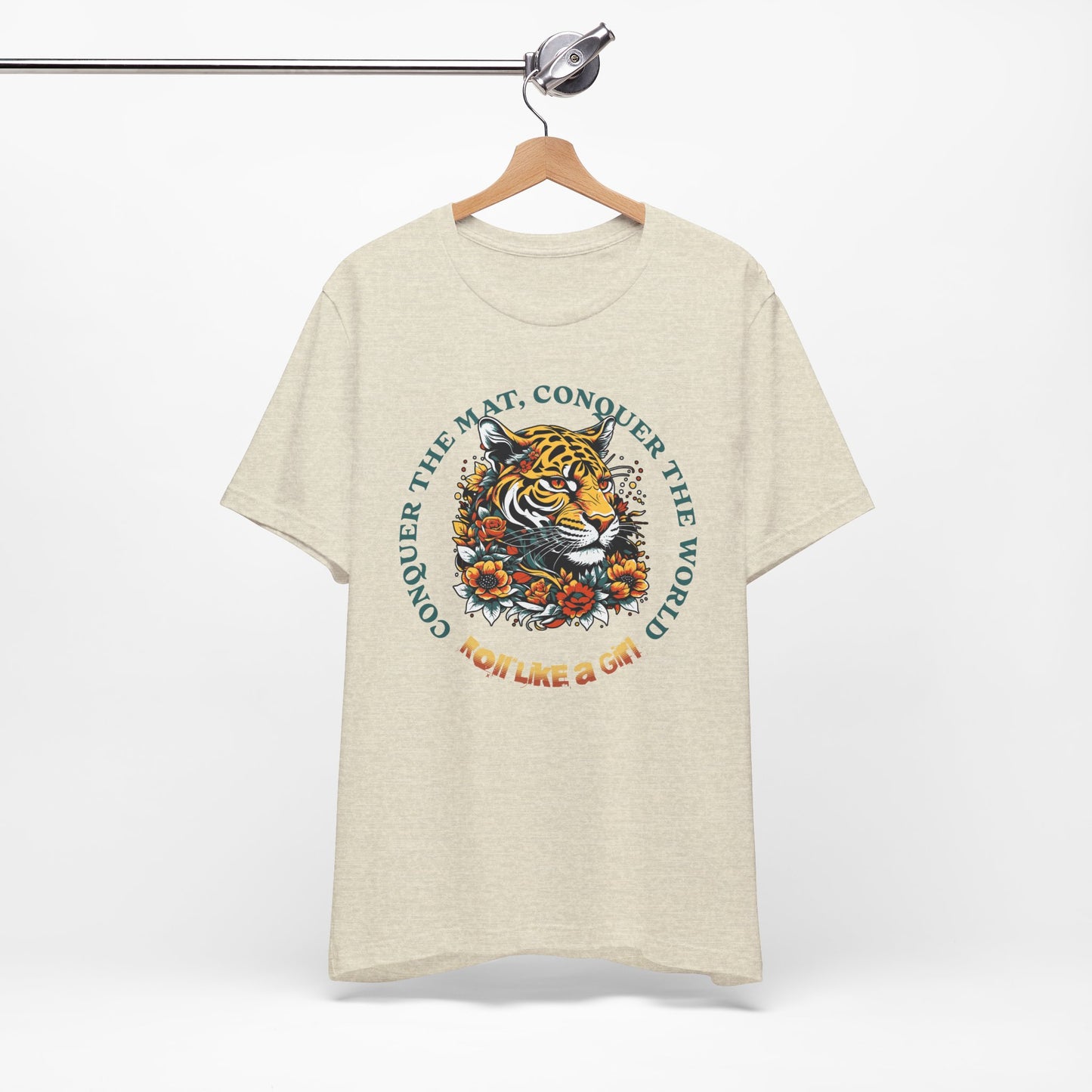 Womens BJJ Conquer to Mats Jiu Jitsu T-shirt