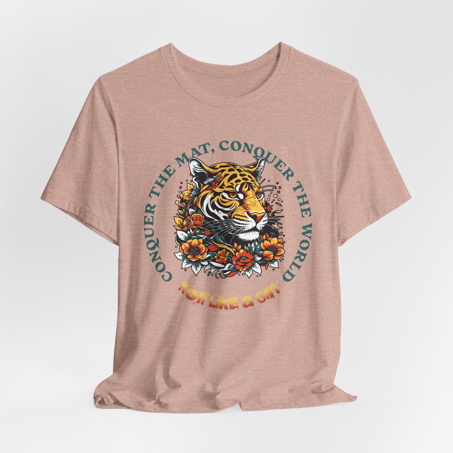 Womens BJJ Conquer to Mats Jiu Jitsu T-shirt