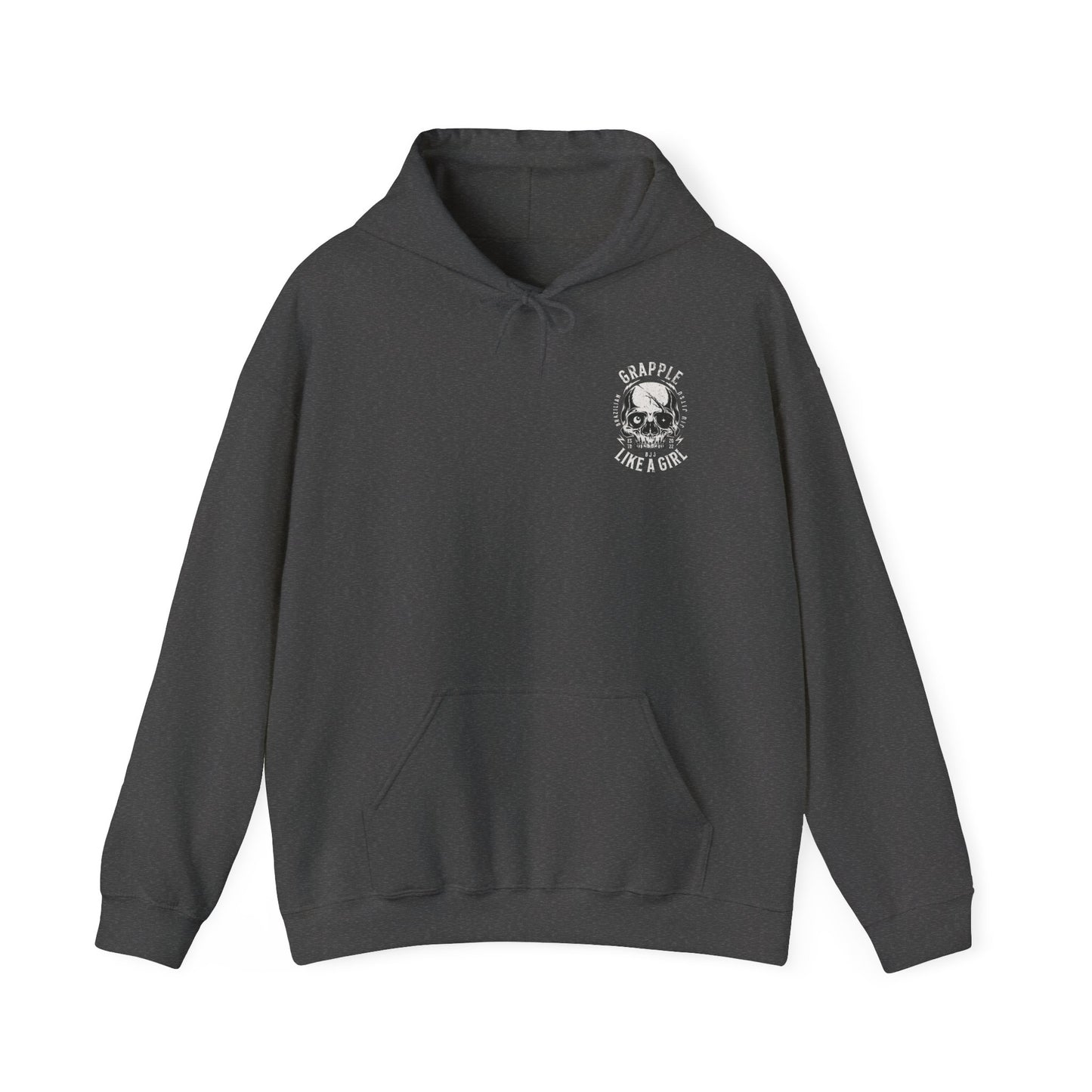 Women's BJJ Hoodie - Grapple Like a Girl, Jiu Jitsu Loading...