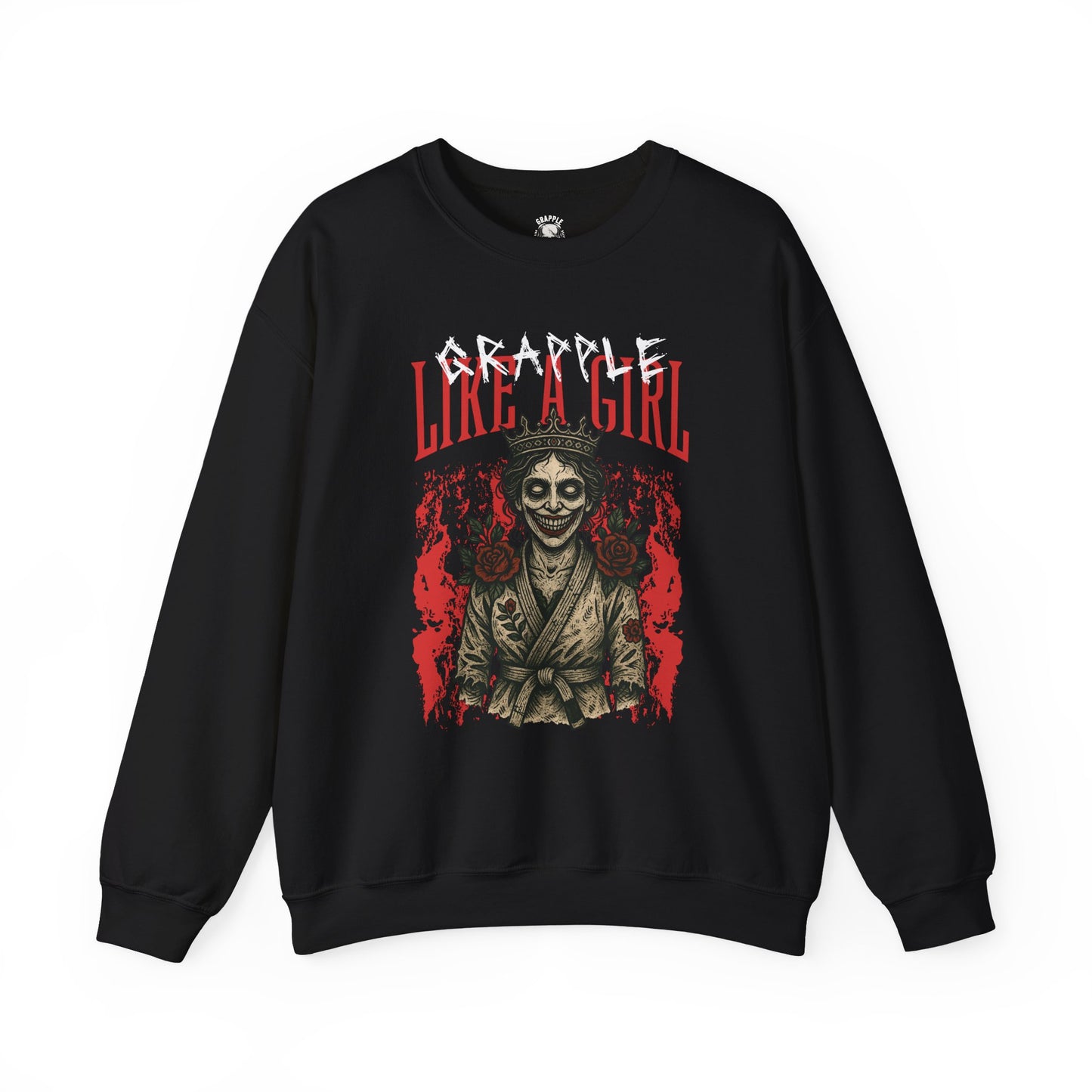 BJJ Women's Sweater Crewneck Sweater - Crowned in Chaos *Limited Edition*