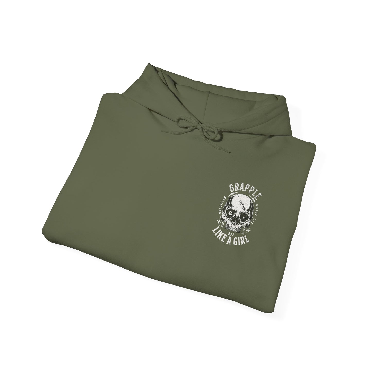 Women's BJJ Hoodie - Grapple Like a Girl, Jiu Jitsu Loading...