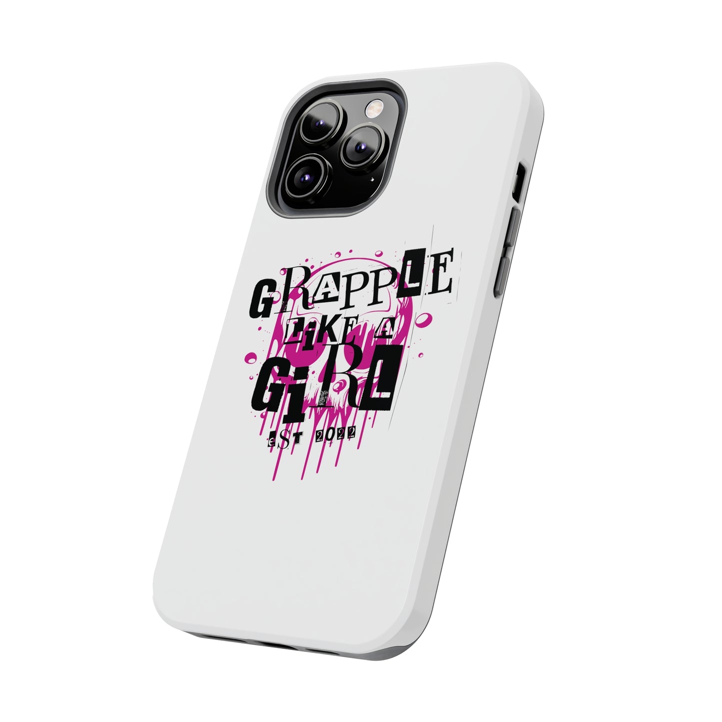 Women's BJJ Grapple Like a Girl Jiu Jitsu Tough iPhone Cases