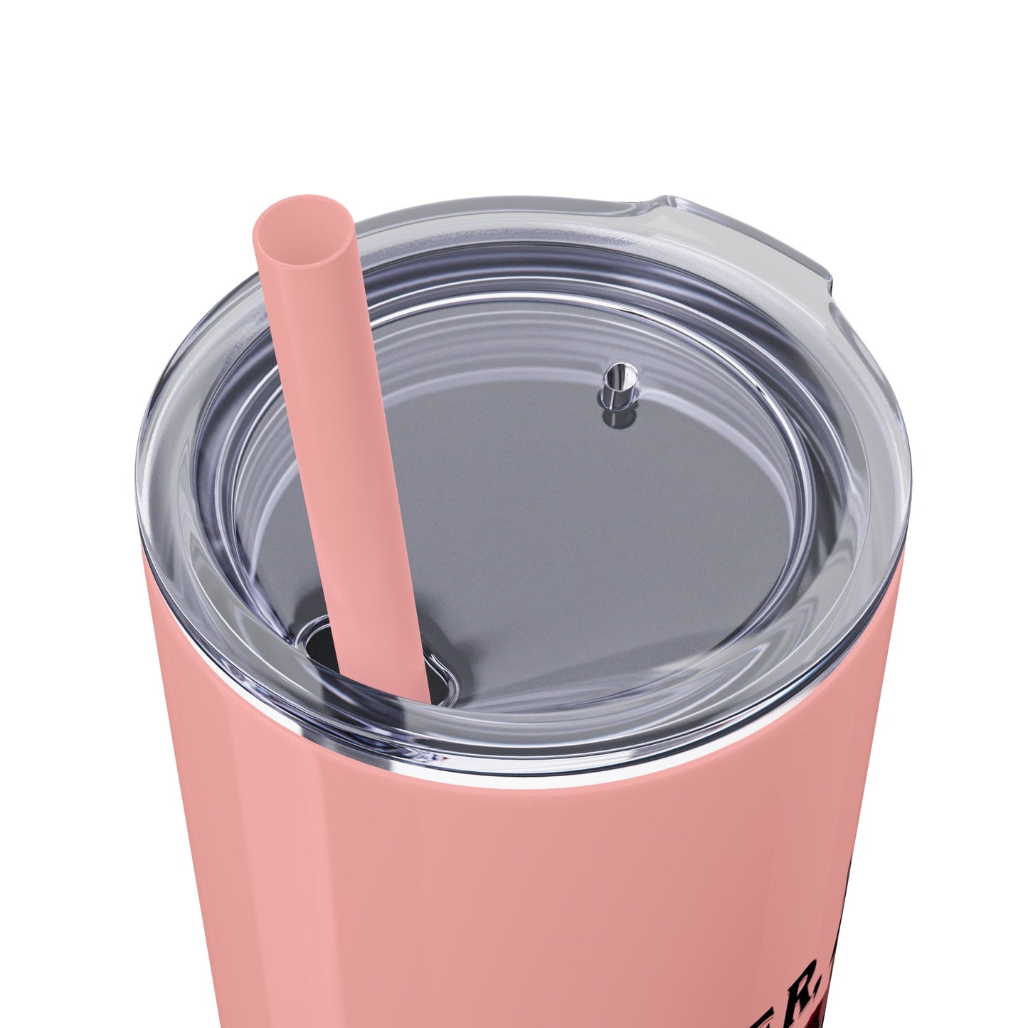 Ladies BJJ Empower, Evolve, Restrict Skinny BJJ Gift Tumbler with Straw, 20oz