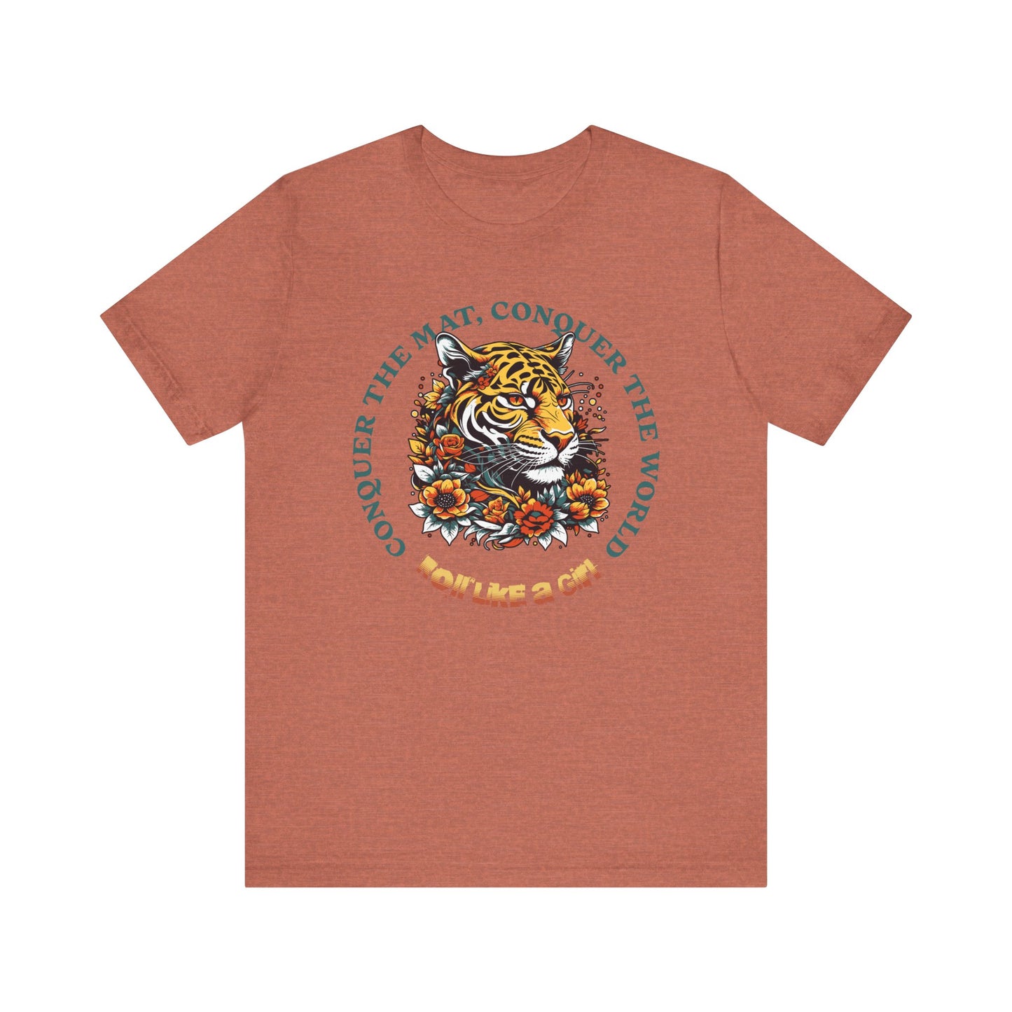 Womens BJJ Conquer to Mats Jiu Jitsu T-shirt
