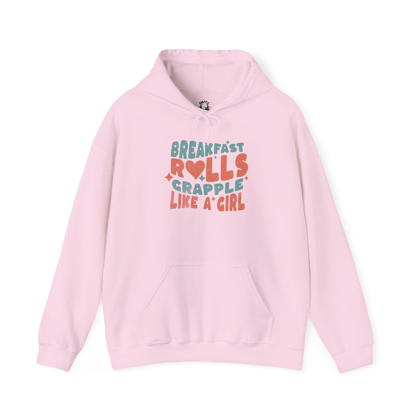 Women's BJJ Hoodie - Grapple Like a Girl Breakfast Rolls