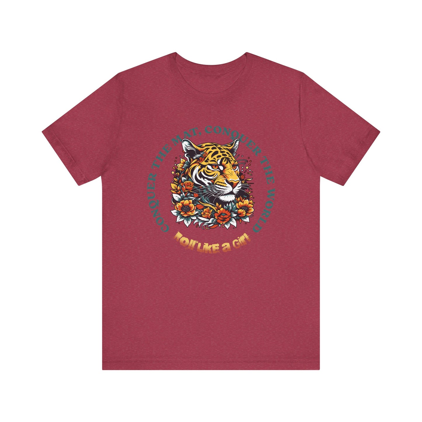 Womens BJJ Conquer to Mats Jiu Jitsu T-shirt