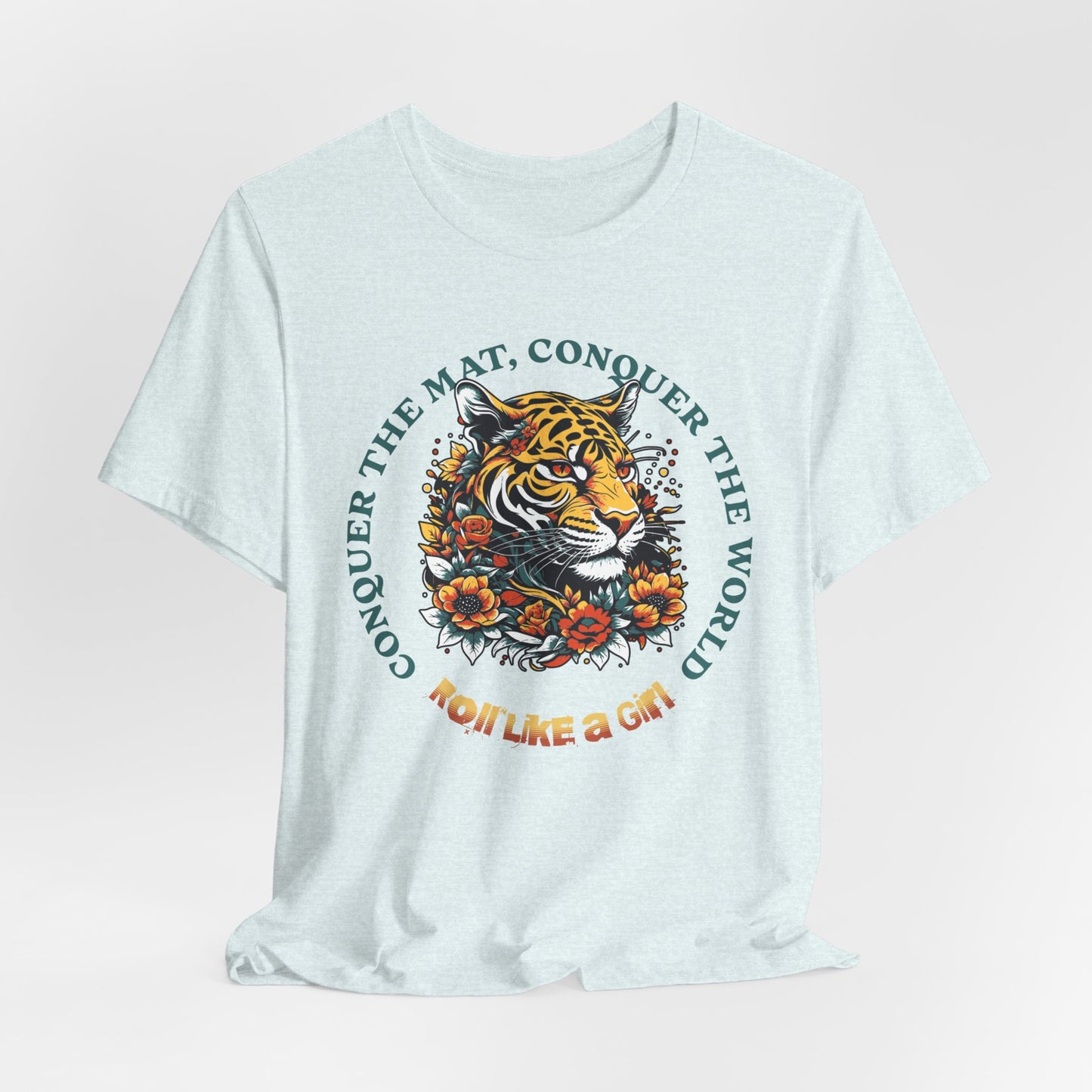 Womens BJJ Conquer to Mats Jiu Jitsu T-shirt