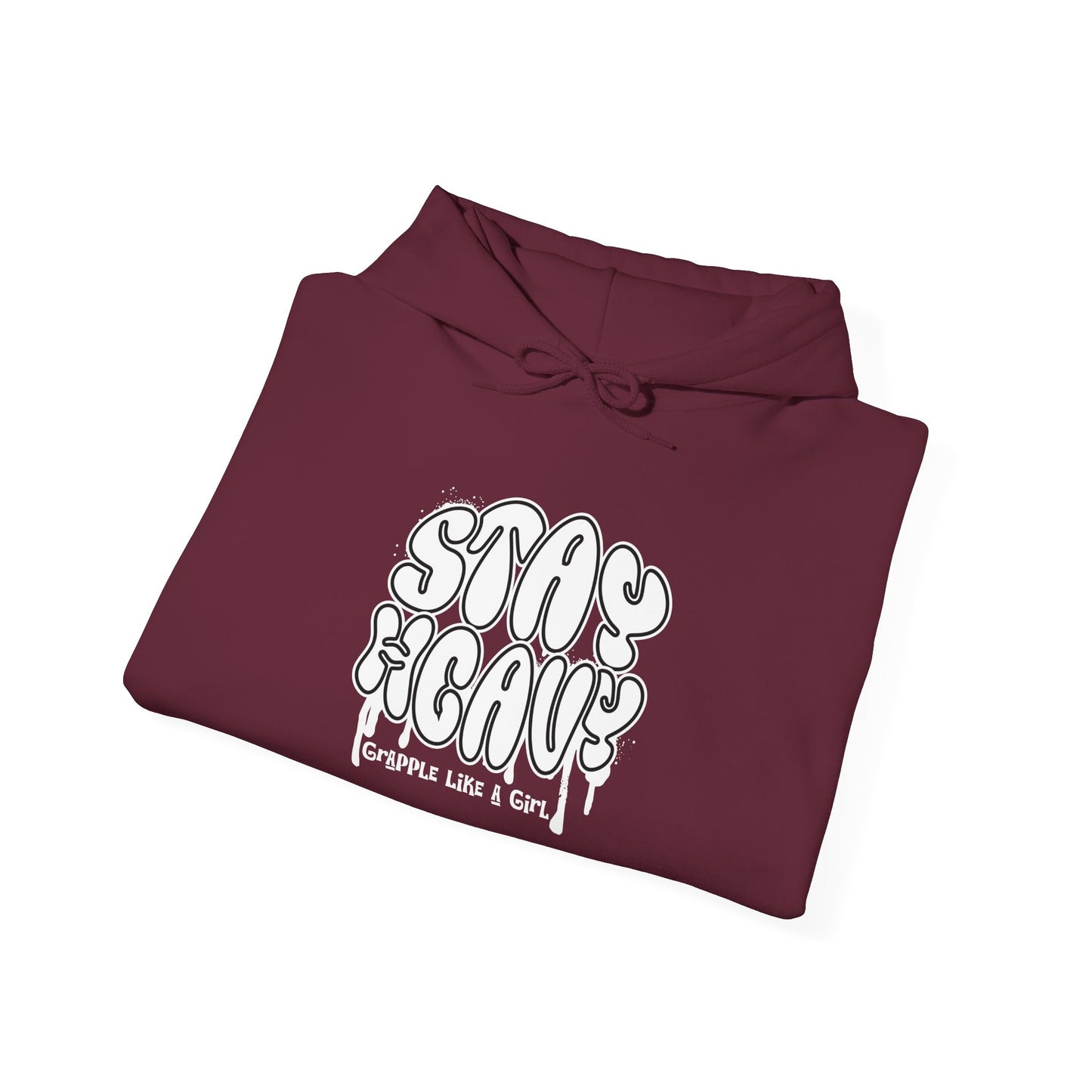 Grapple like a Girl BJJ Hoodie - Stay Heavy
