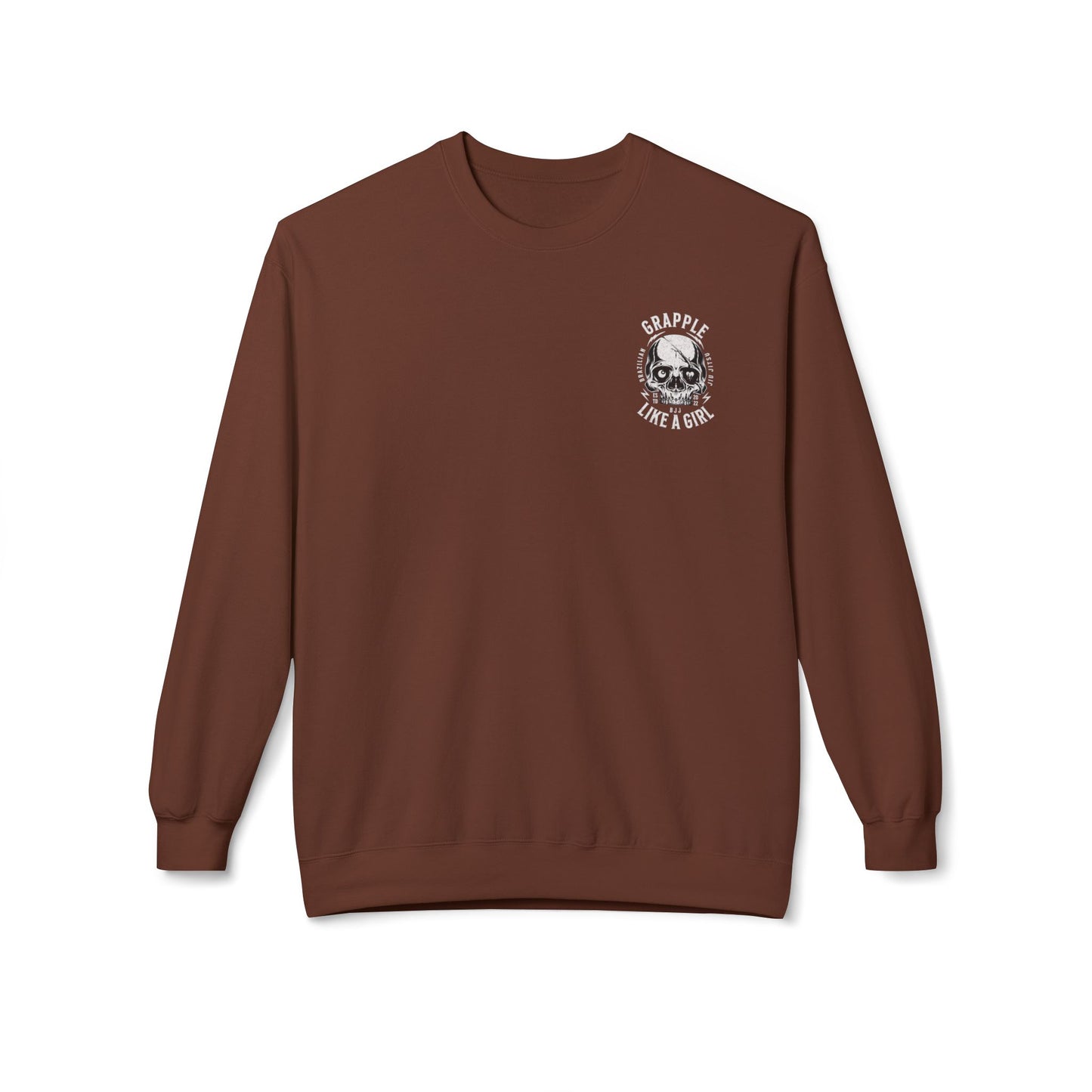 Grapple like a Girl Crewneck Sweatshirt - Boys Can Do It
