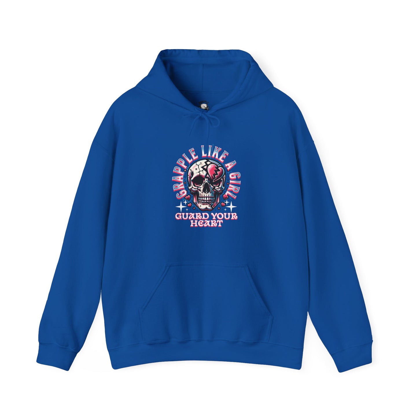 Women's BJJ Hoodie - Grapple Like a Girl Guard Your Heart