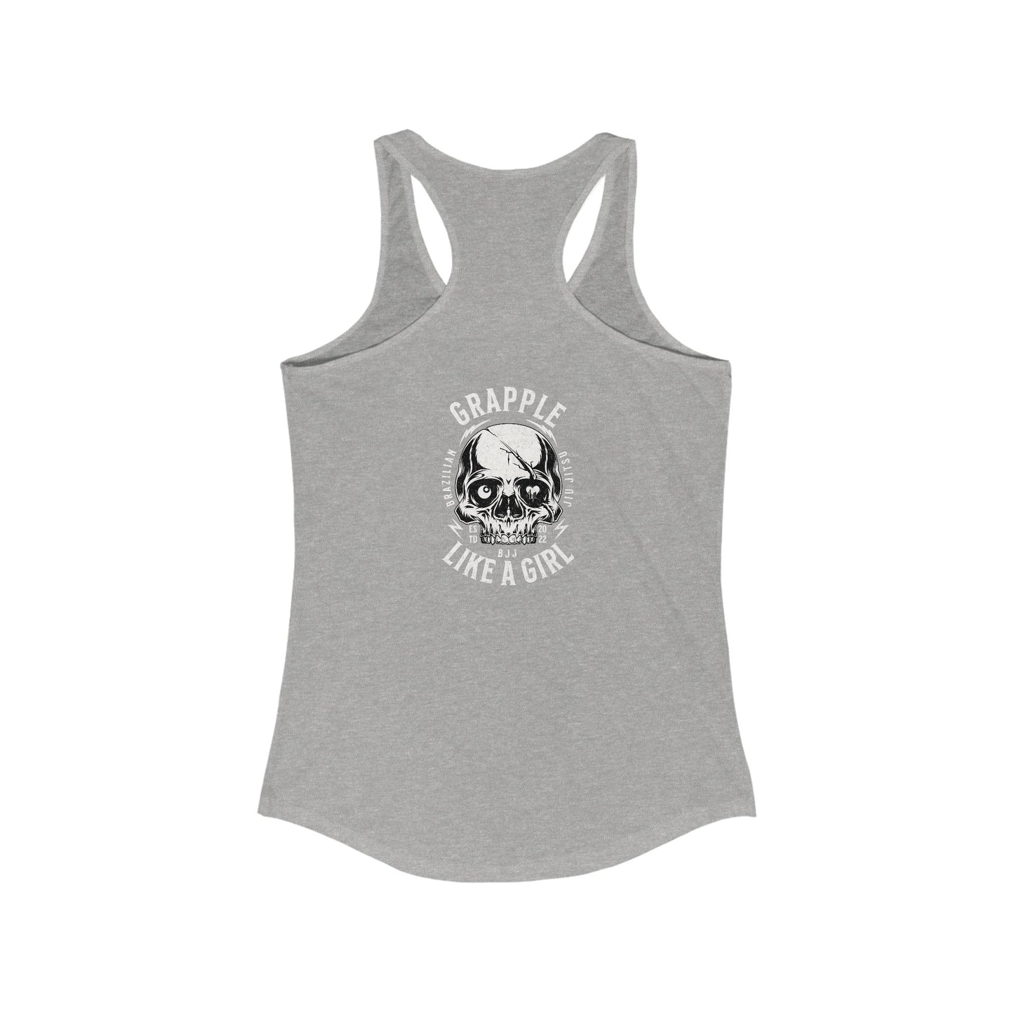 Women's Grapple like a Girl Racerback Tank - Violent little thing.